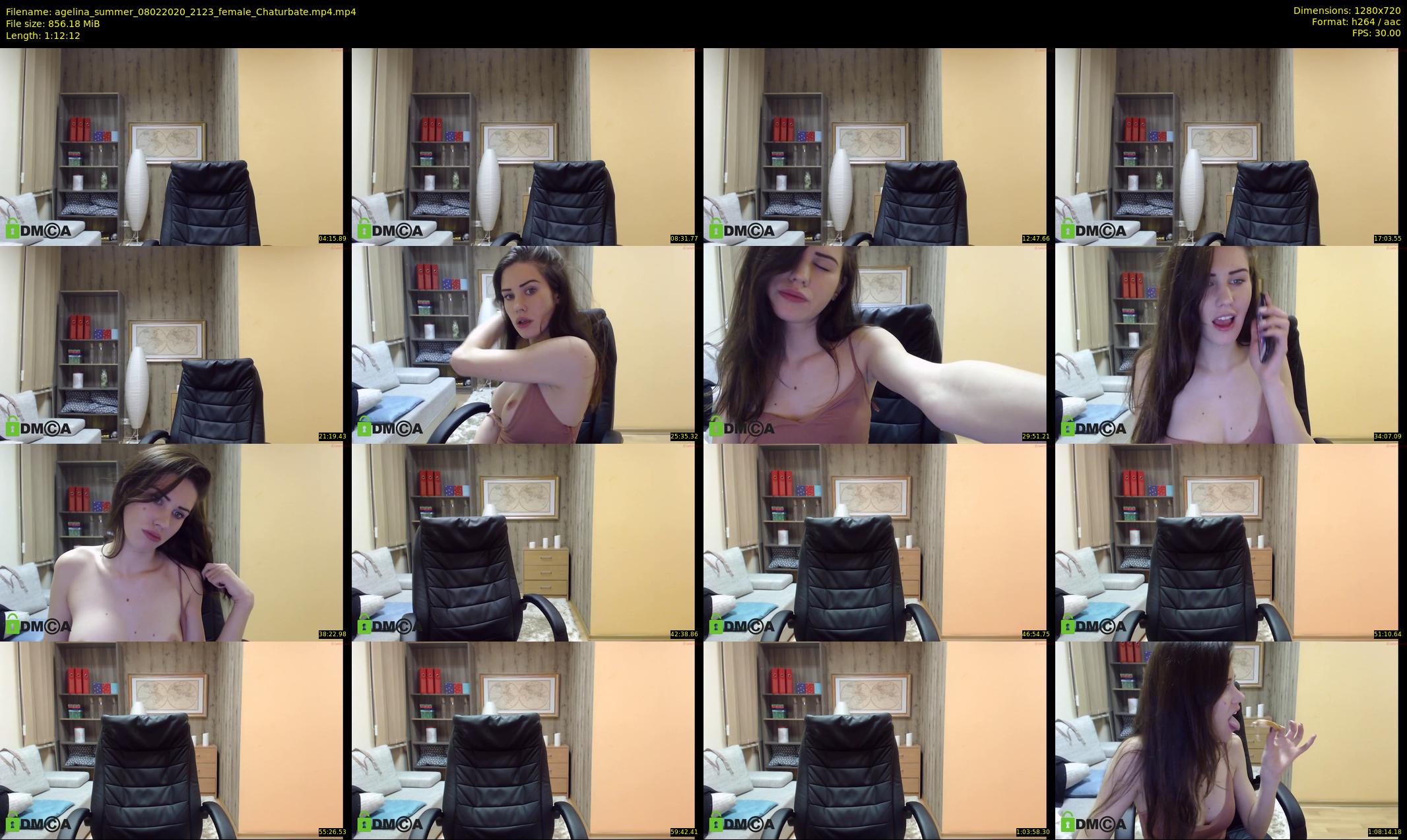 agelina_summer — 73 minute Chaturbate female cam show recording, 720p, Feb 8, 2020