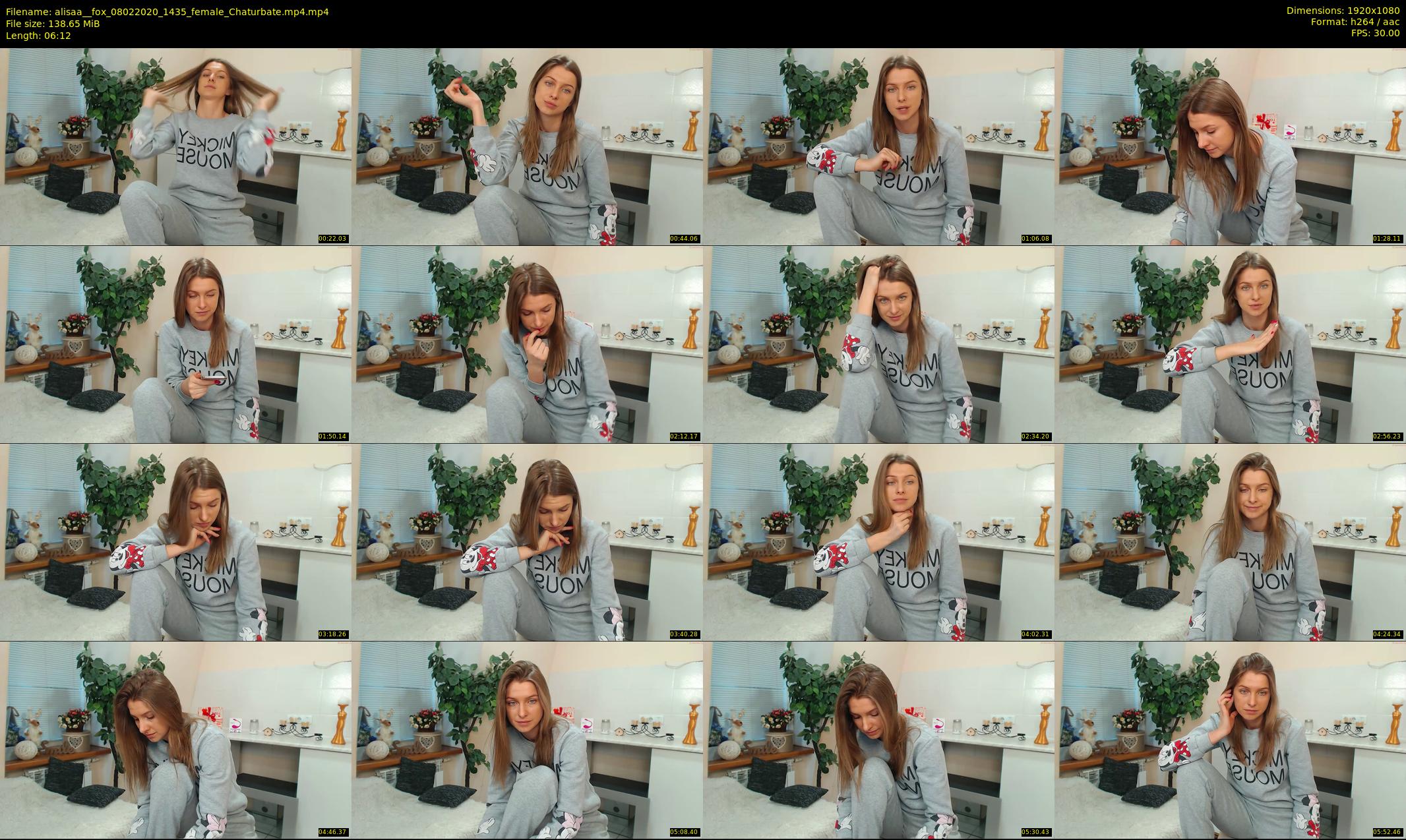 alisaa__fox — 7 minute Chaturbate female cam show recording, 1080p, Feb 8, 2020