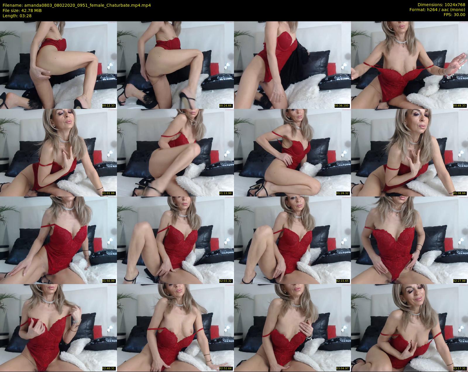 amanda0803 — 4 minute Chaturbate female cam show recording, 720p, Feb 8, 2020