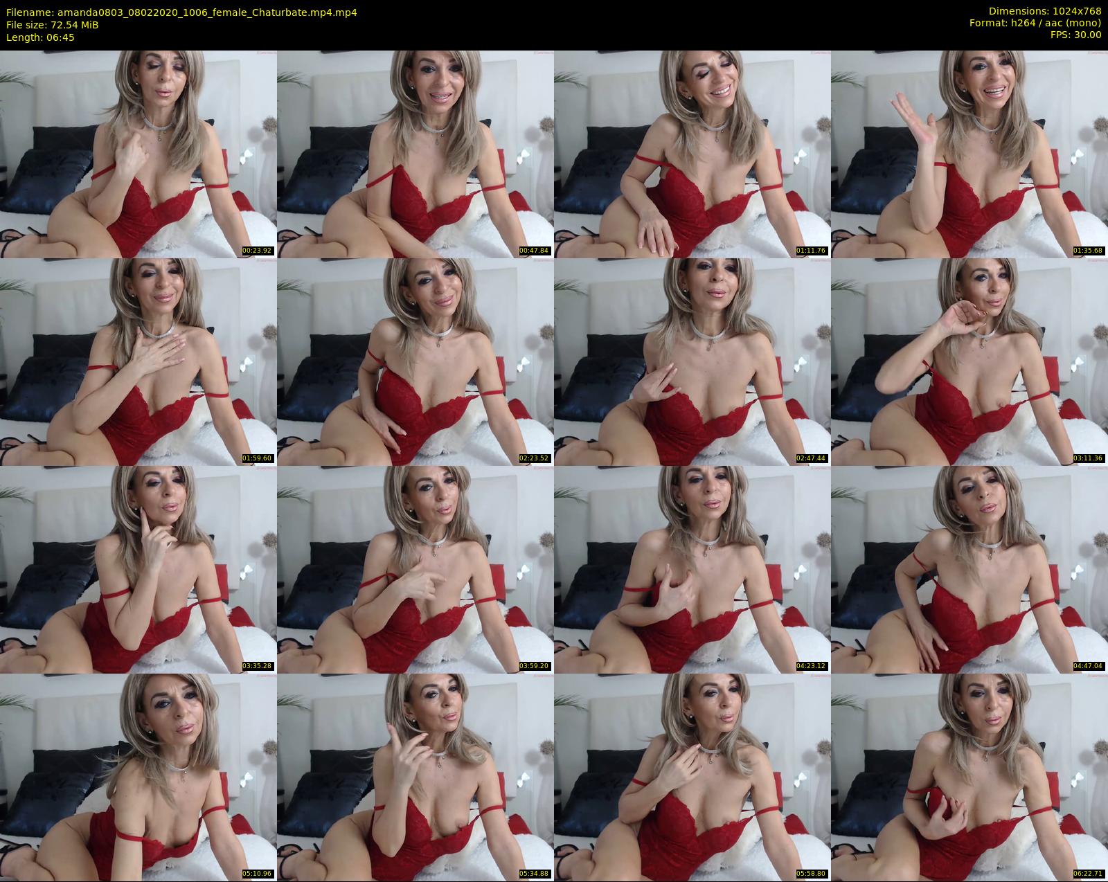 amanda0803 — 7 minute Chaturbate female cam show recording, 720p, Feb 8, 2020