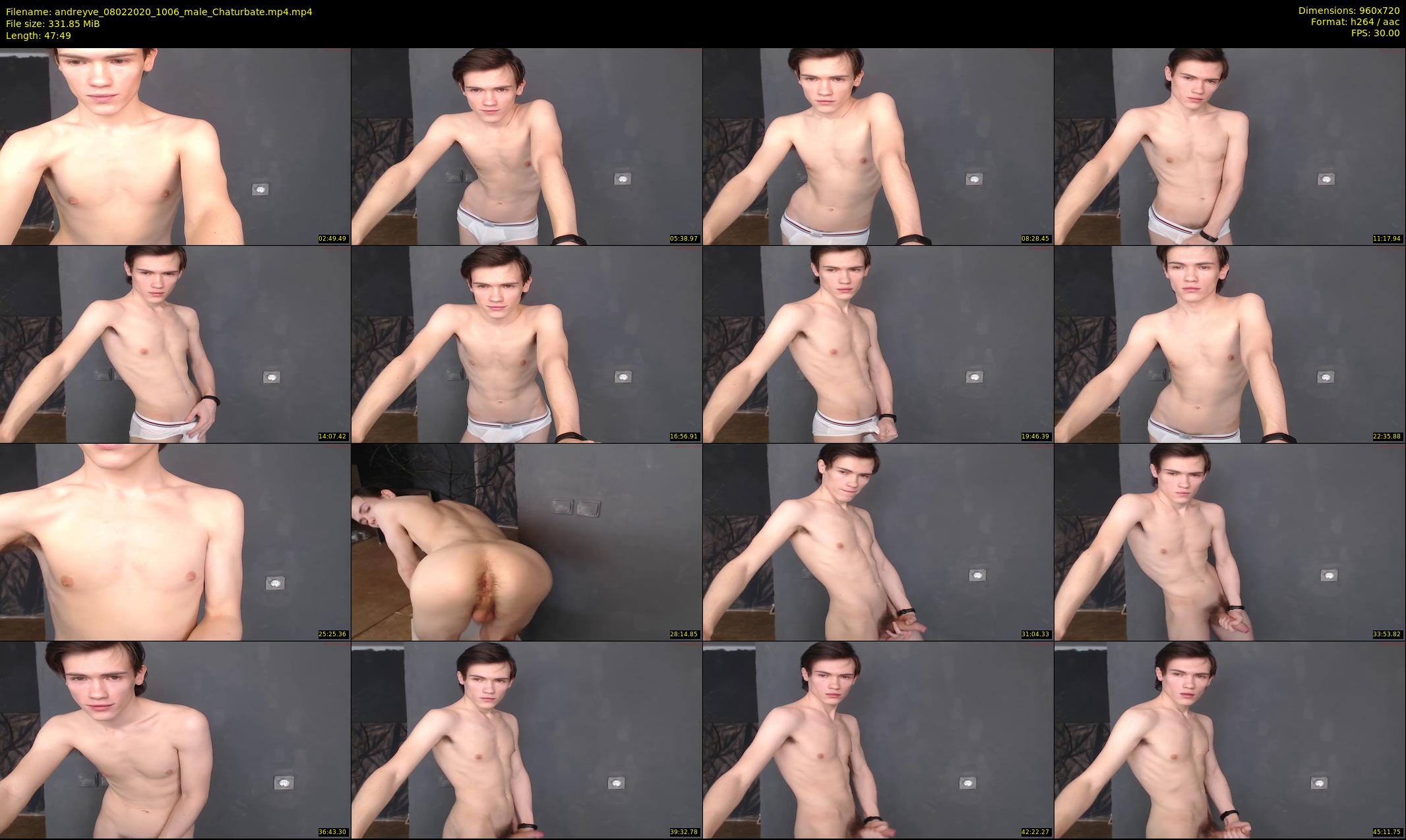 andreyve — 48 minute Chaturbate male cam show recording, 720p, Feb 8, 2020