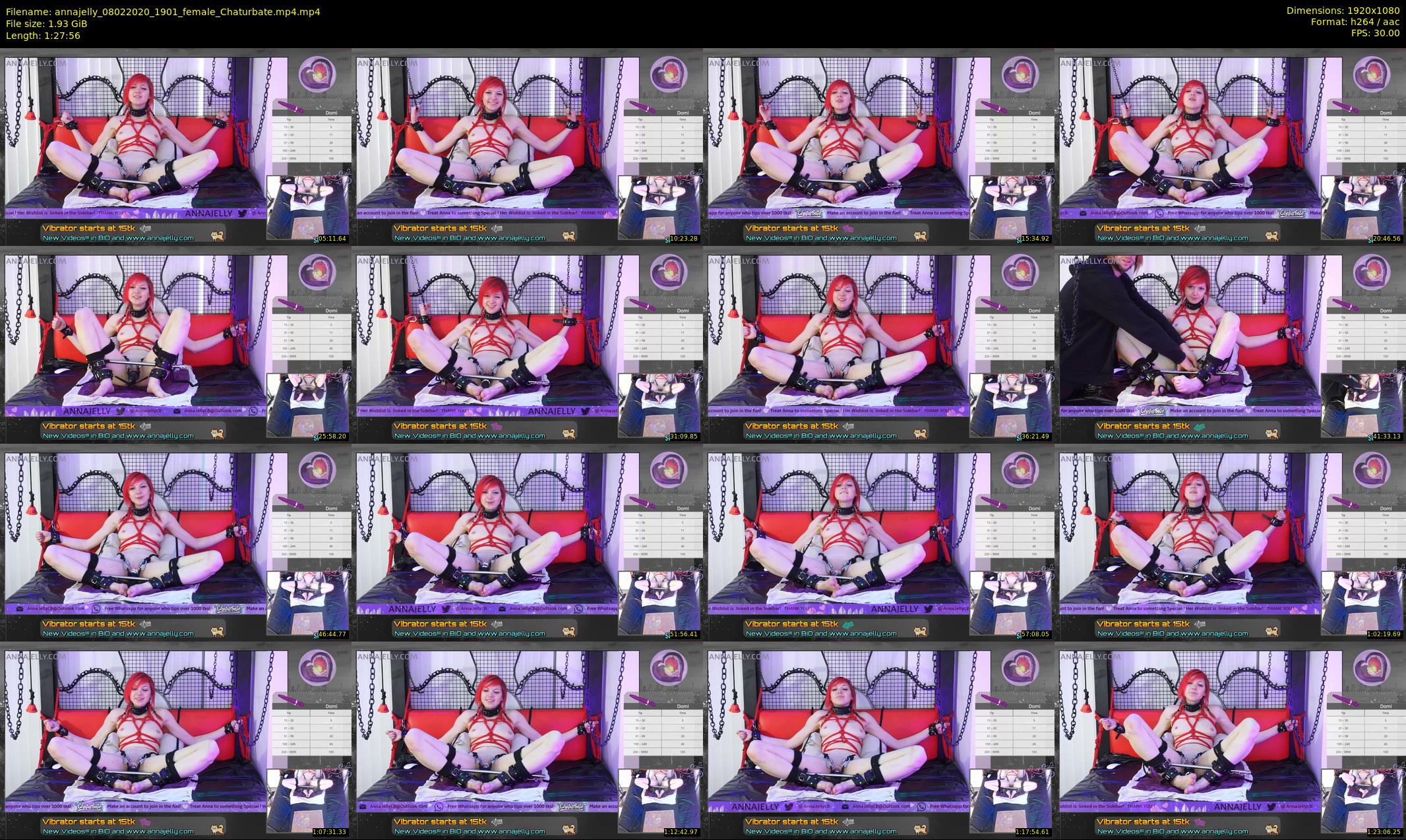 annajelly — 88 minute Chaturbate couple cam show recording, 1080p, Feb 8, 2020