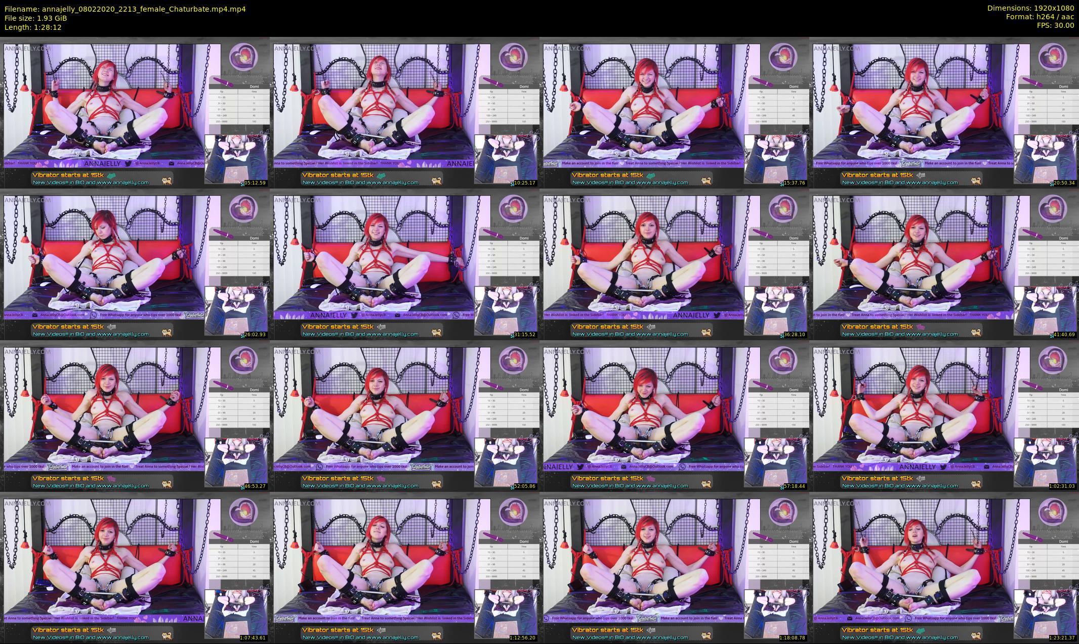 annajelly — 89 minute Chaturbate couple cam show recording, 1080p, Feb 8, 2020