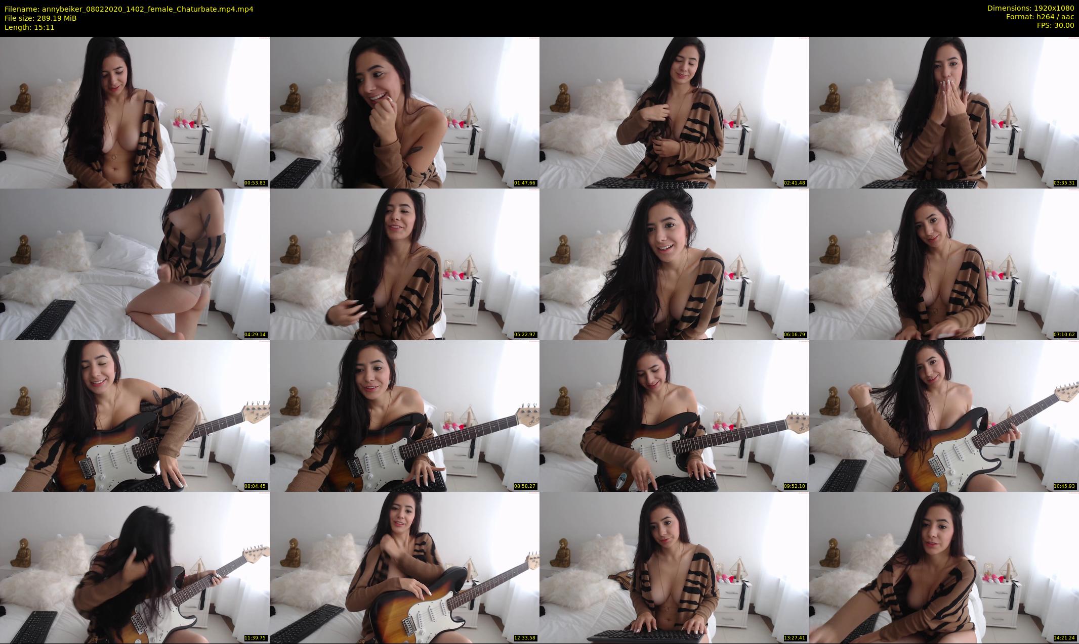 annybeiker — 16 minute Chaturbate female cam show recording, 1080p, Feb 8, 2020