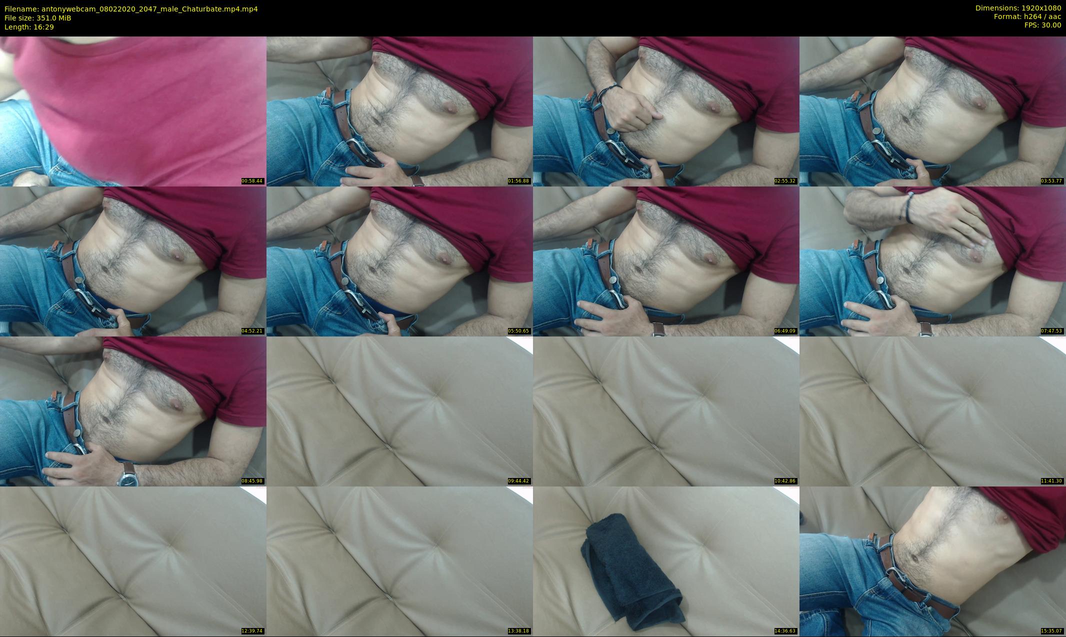 antonywebcam — 17 minute Chaturbate male cam show recording, 1080p, Feb 8, 2020