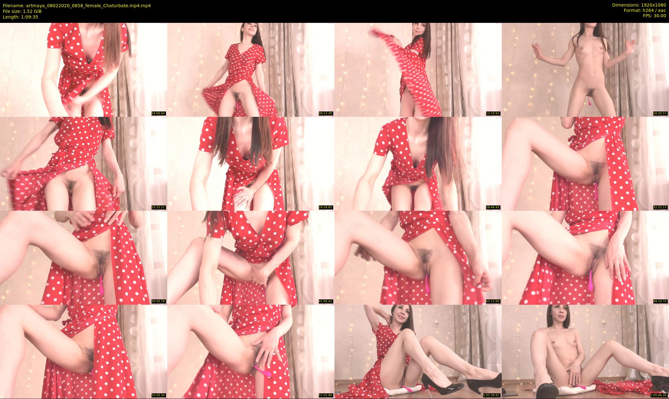 artmaya — 70 minute Chaturbate female cam show recording, 1080p, Feb 8, 2020