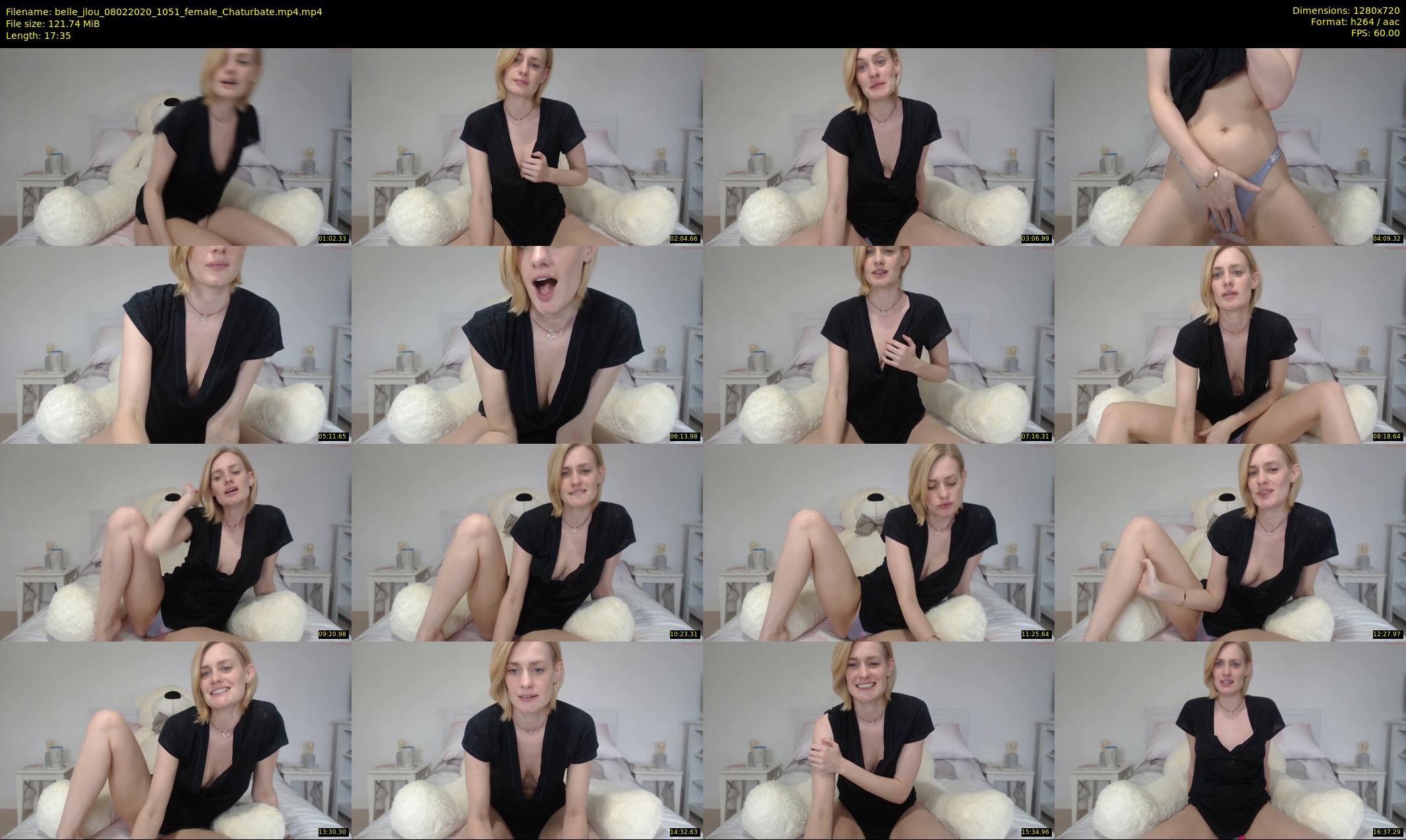belle_jlou — 18 minute Chaturbate female cam show recording, 720p, Feb 8, 2020