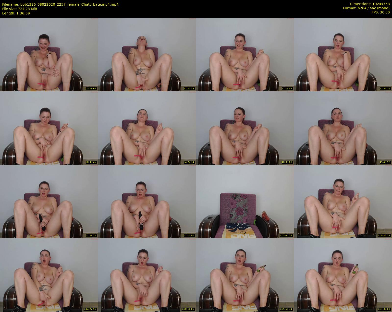 bob1326 — 97 minute Chaturbate female cam show recording, 720p, Feb 8, 2020