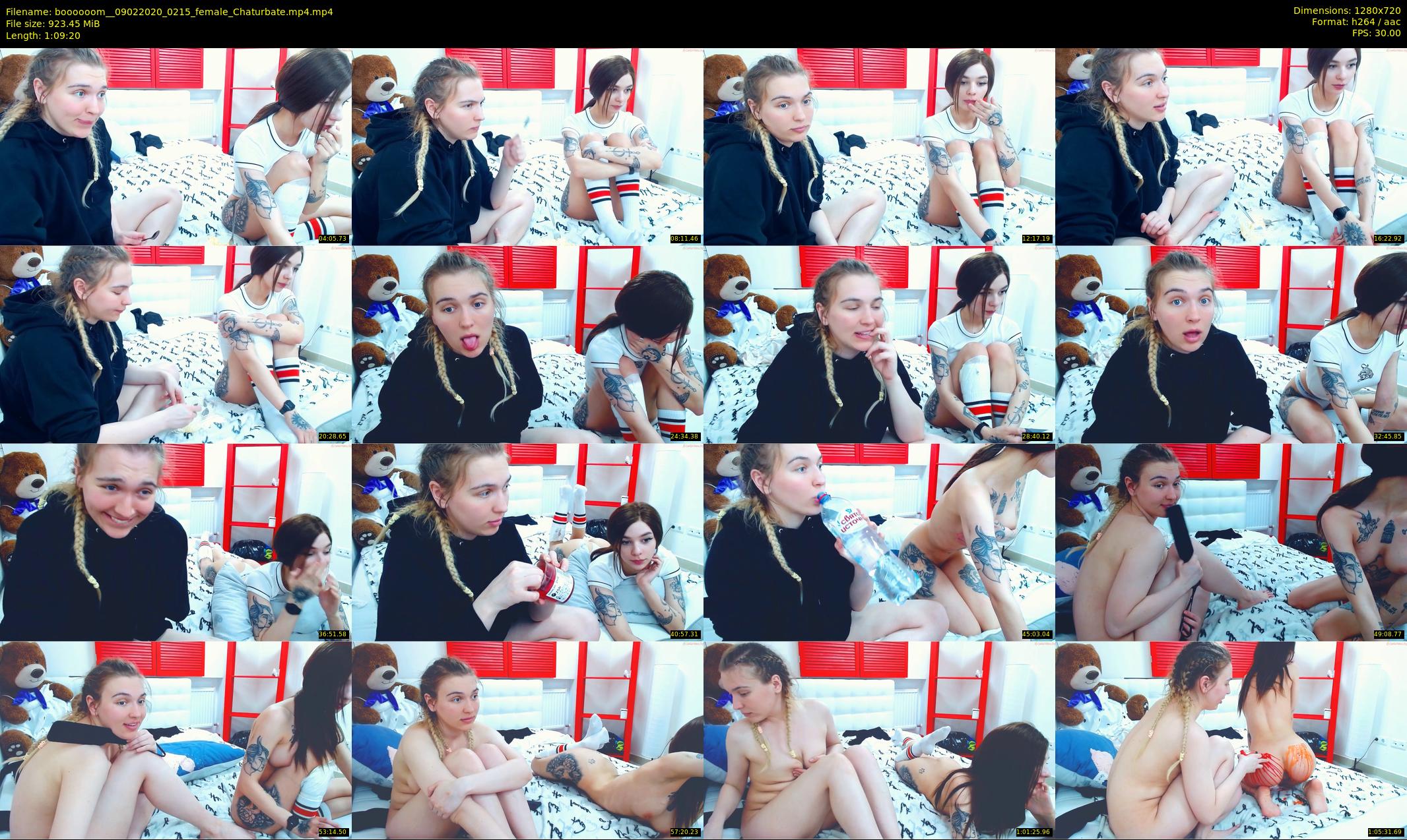 boooooom_ — 70 minute Chaturbate female cam show recording, 720p, Feb 9, 2020