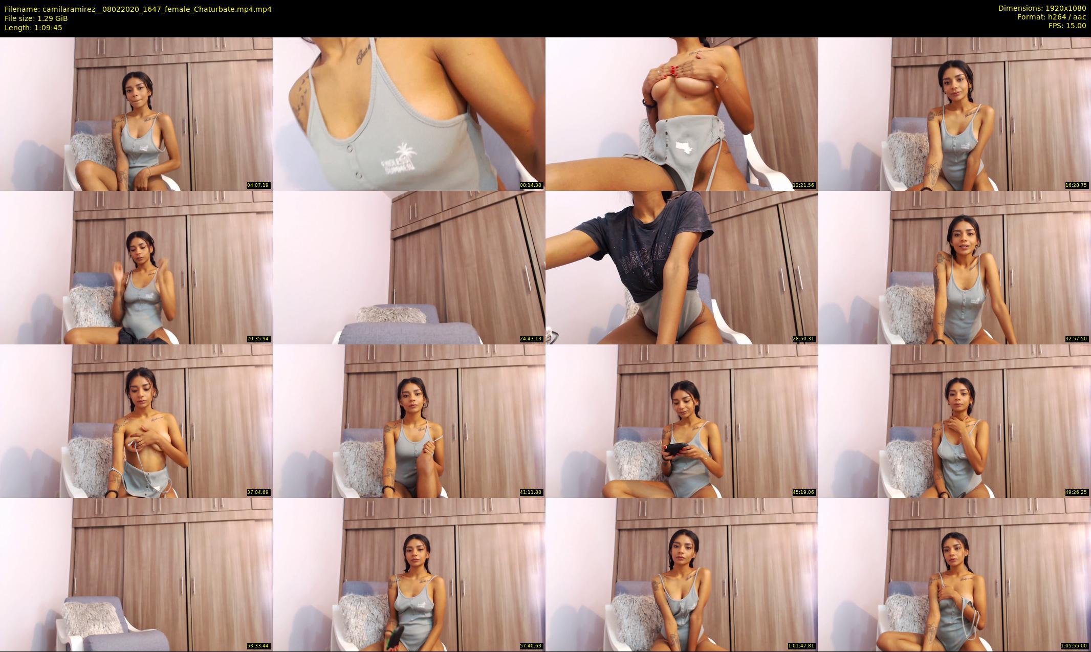 camilaramirez_ — 70 minute Chaturbate female cam show recording, 1080p, Feb 8, 2020