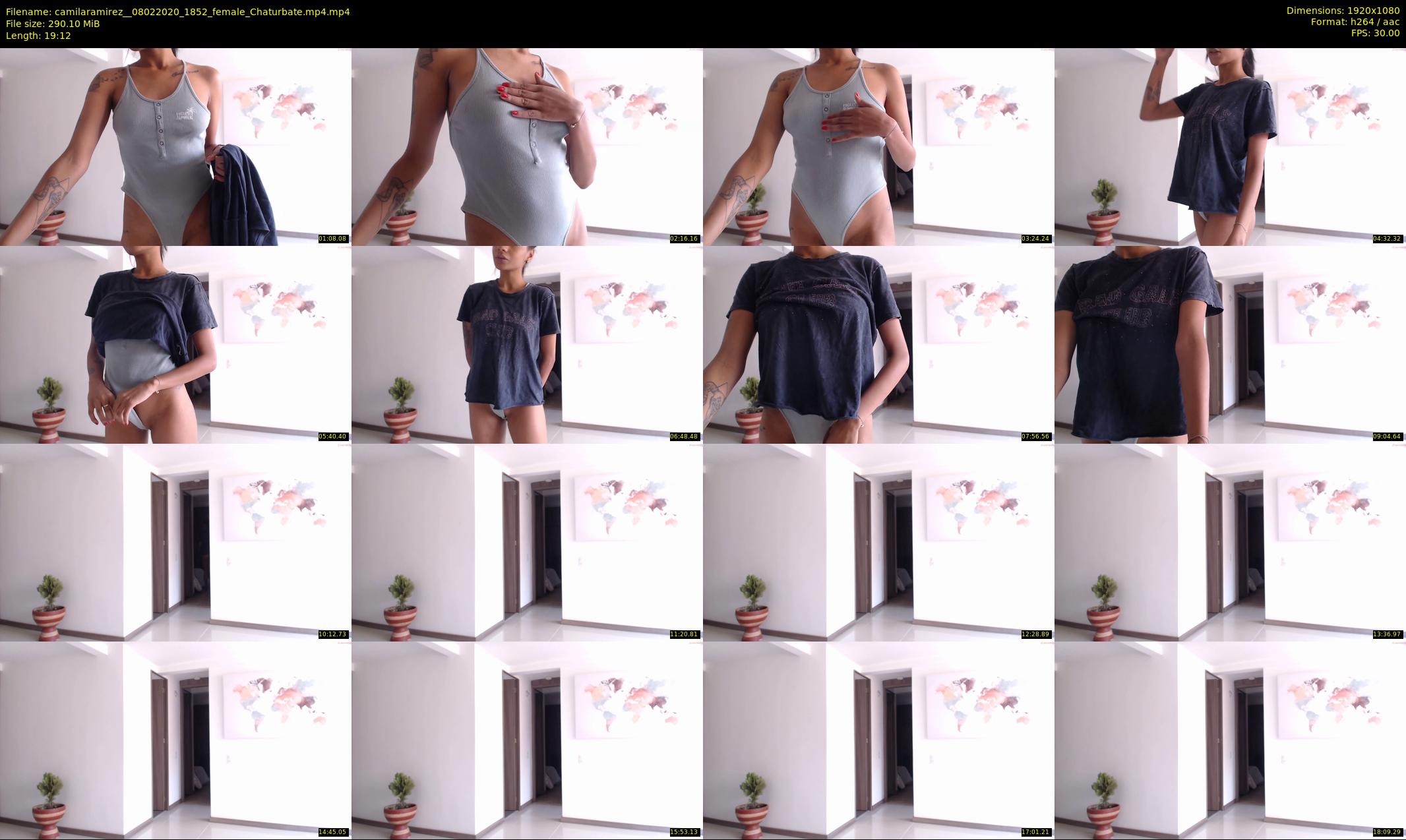 camilaramirez_ — 20 minute Chaturbate female cam show recording, 1080p, Feb 8, 2020