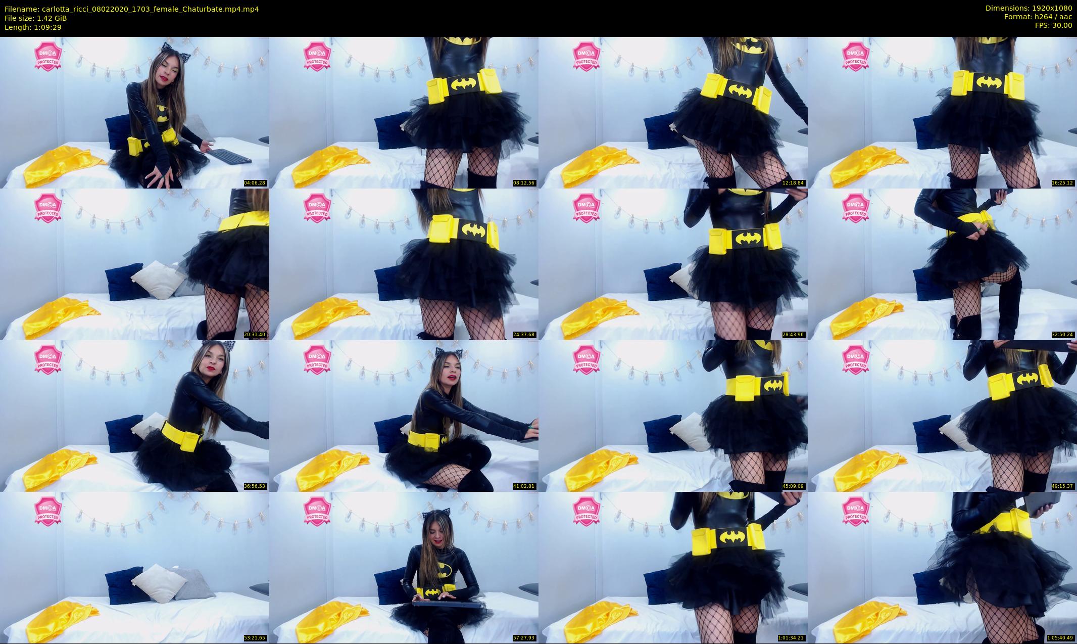 carlotta_ricci — 70 minute Chaturbate female cam show recording, 1080p, Feb 8, 2020