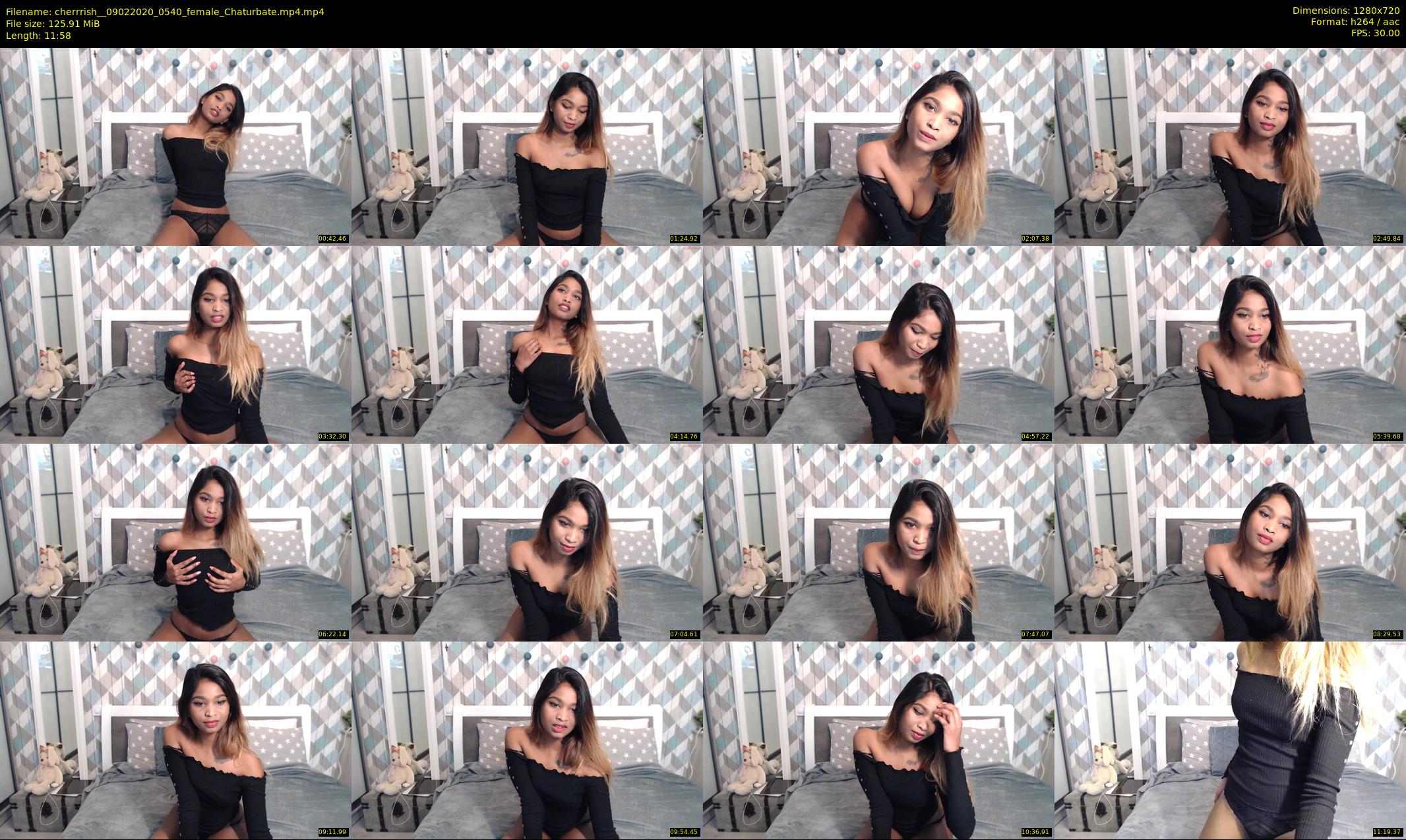 cherrrish_ — 12 minute Chaturbate female cam show recording, 720p, Feb 9, 2020