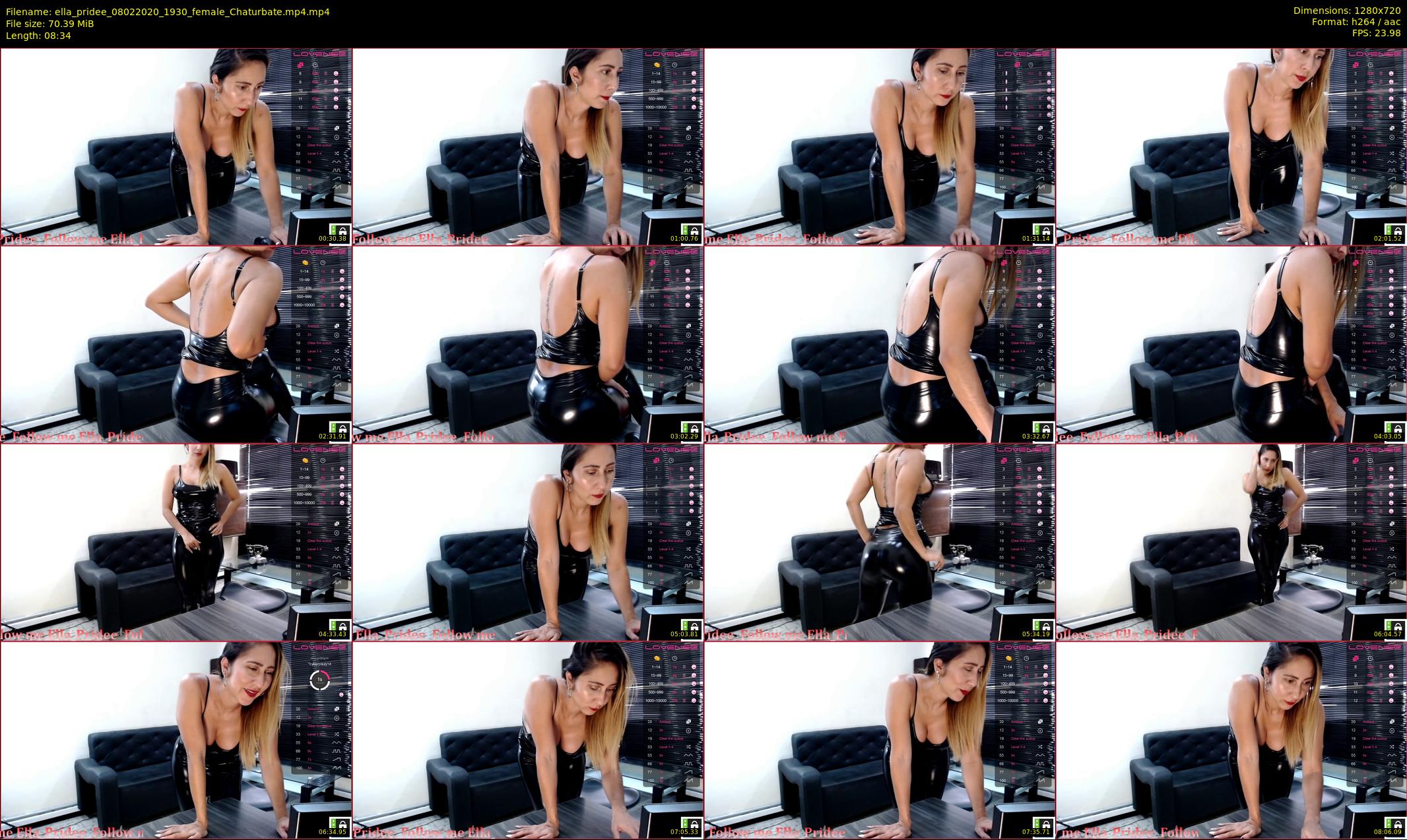 ella_pridee — 9 minute Chaturbate female cam show recording, 720p, Feb 8, 2020