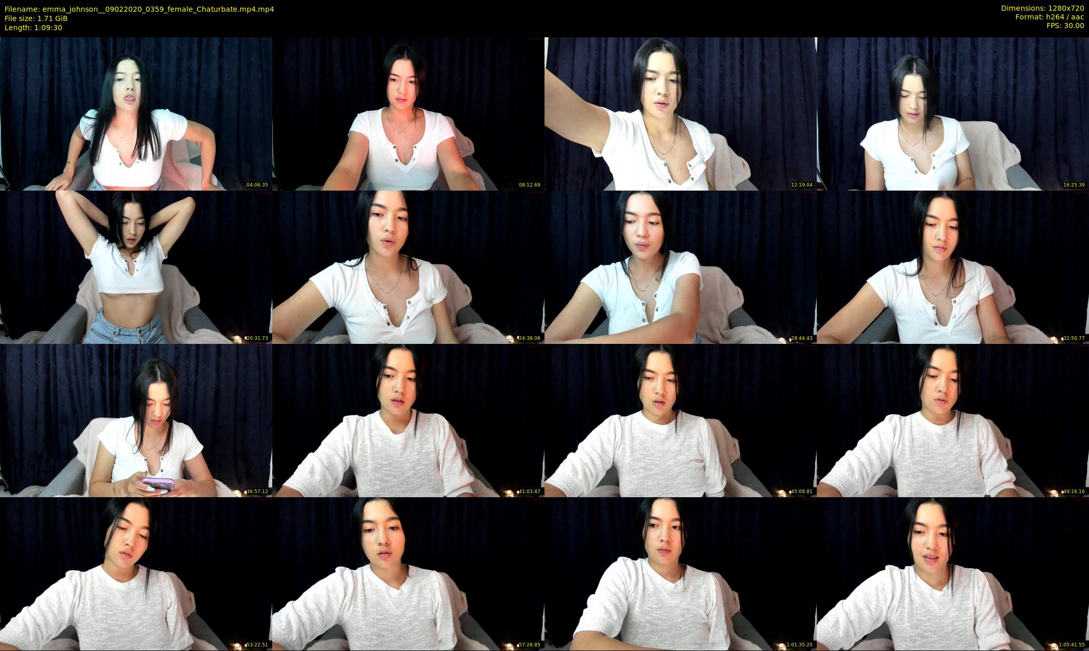 emma_johnson_ — 70 minute Chaturbate female cam show recording, 720p, Feb 9, 2020