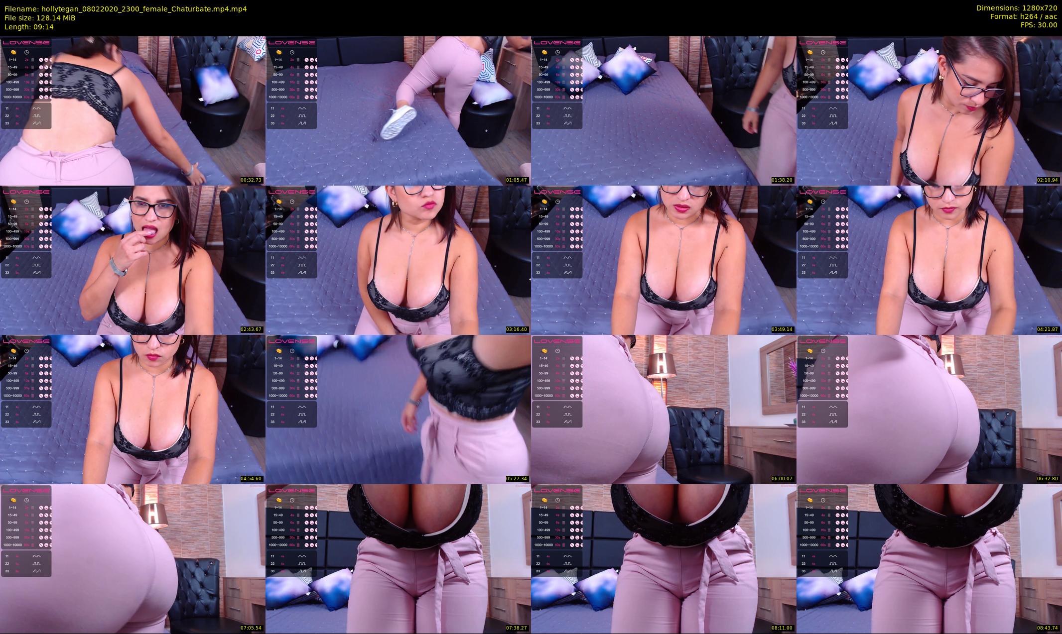 hollytegan — 10 minute Chaturbate female cam show recording, 720p, Feb 8, 2020