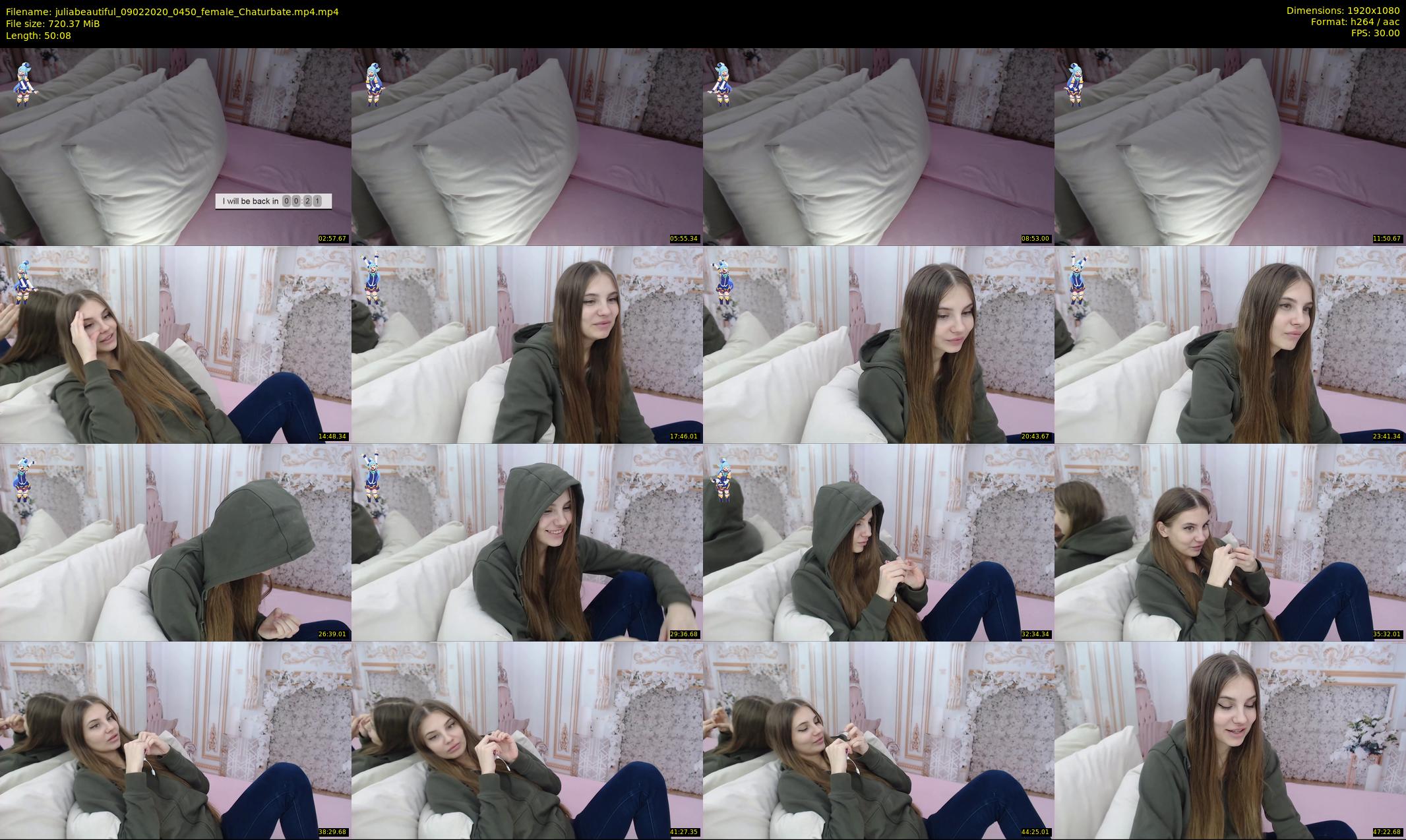 juliabeautiful — 51 minute Chaturbate female cam show recording, 1080p, Feb 9, 2020