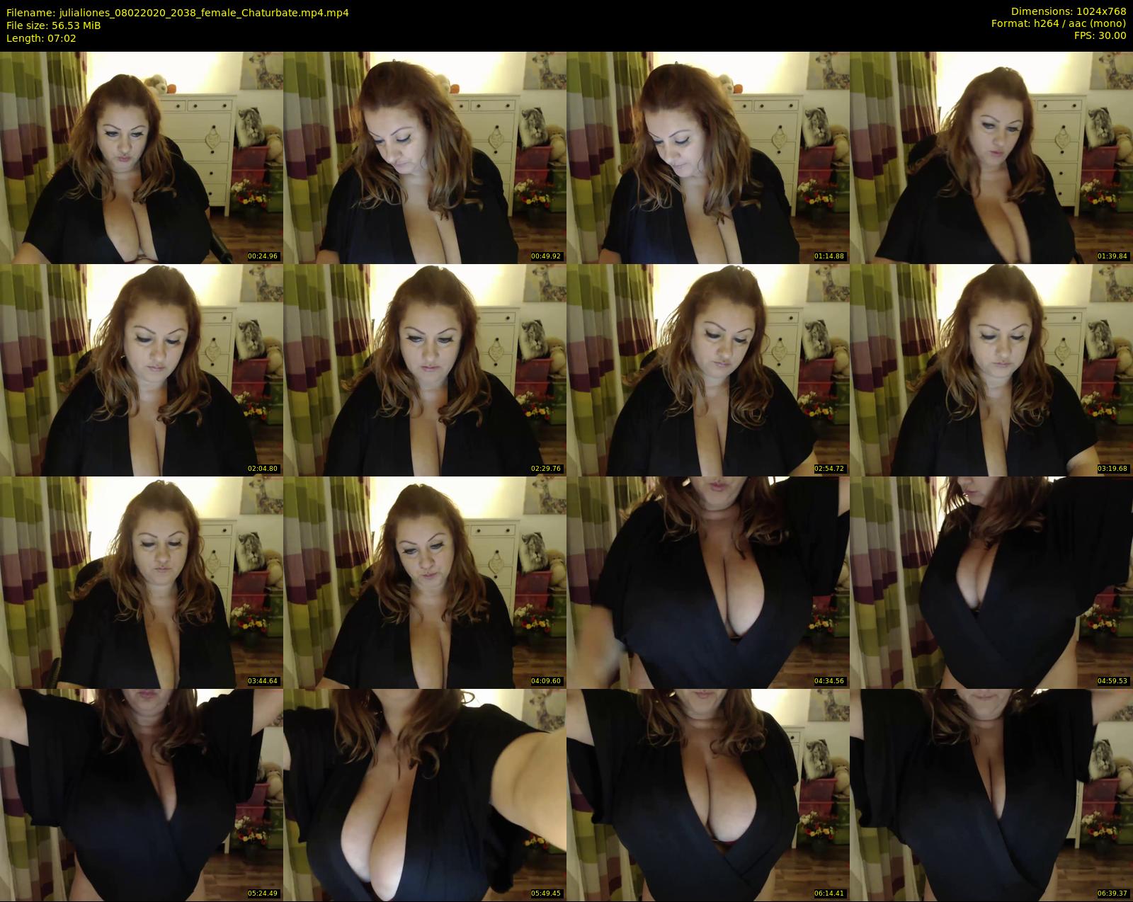 julialiones — 8 minute Chaturbate female cam show recording, 720p, Feb 8, 2020