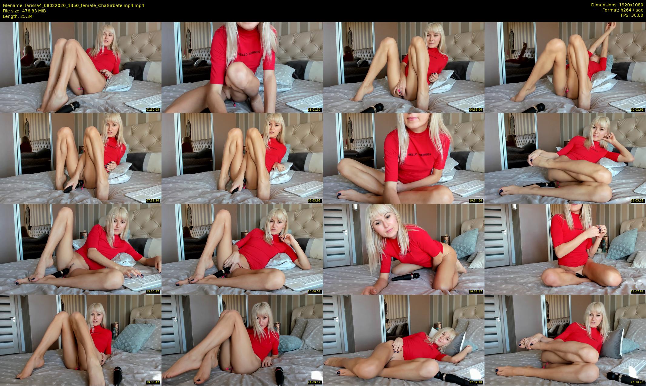 larissa4 — 26 minute Chaturbate female cam show recording, 1080p, Feb 8, 2020