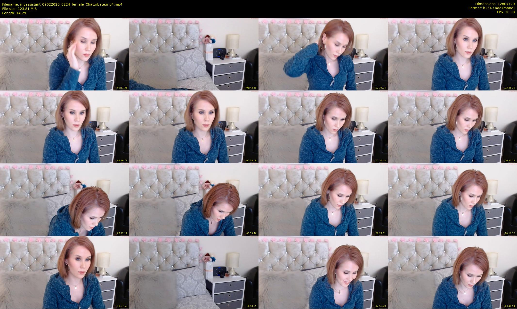 myassistant — 15 minute Chaturbate female cam show recording, 720p, Feb 9, 2020