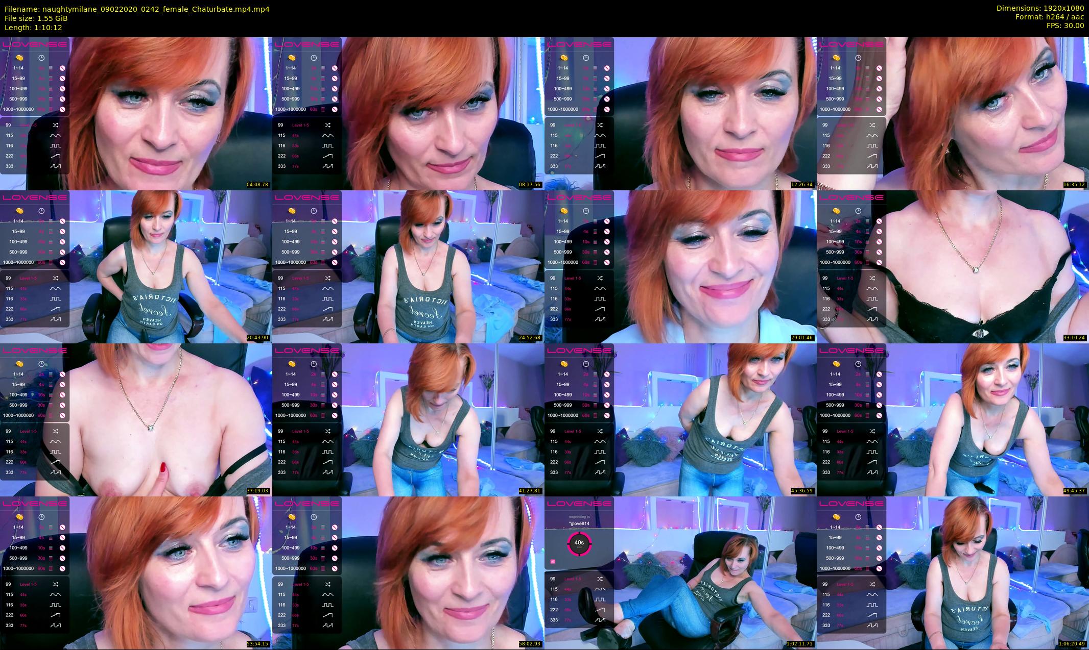 naughtymilane — 71 minute Chaturbate female cam show recording, 1080p, Feb 9, 2020