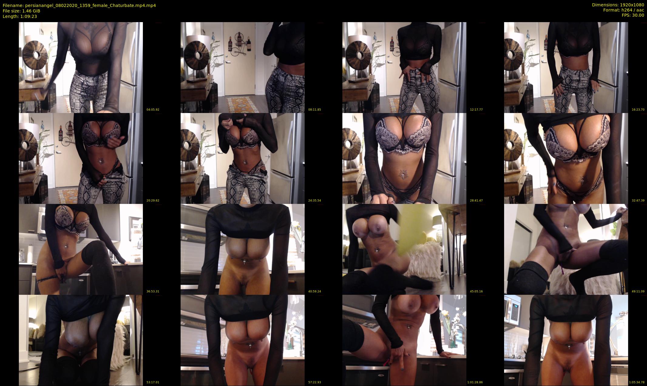persianangel — 70 minute Chaturbate female cam show recording, 1080p, Feb 8, 2020