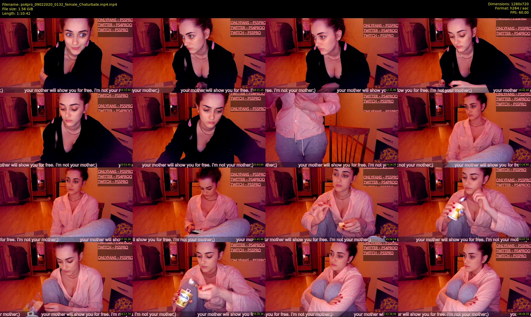 ps4pro — 71 minute Chaturbate female cam show recording, 720p, Feb 9, 2020
