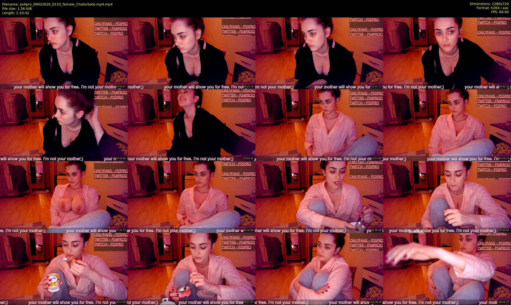 ps4pro — 71 minute Chaturbate female cam show recording, 720p, Feb 9, 2020