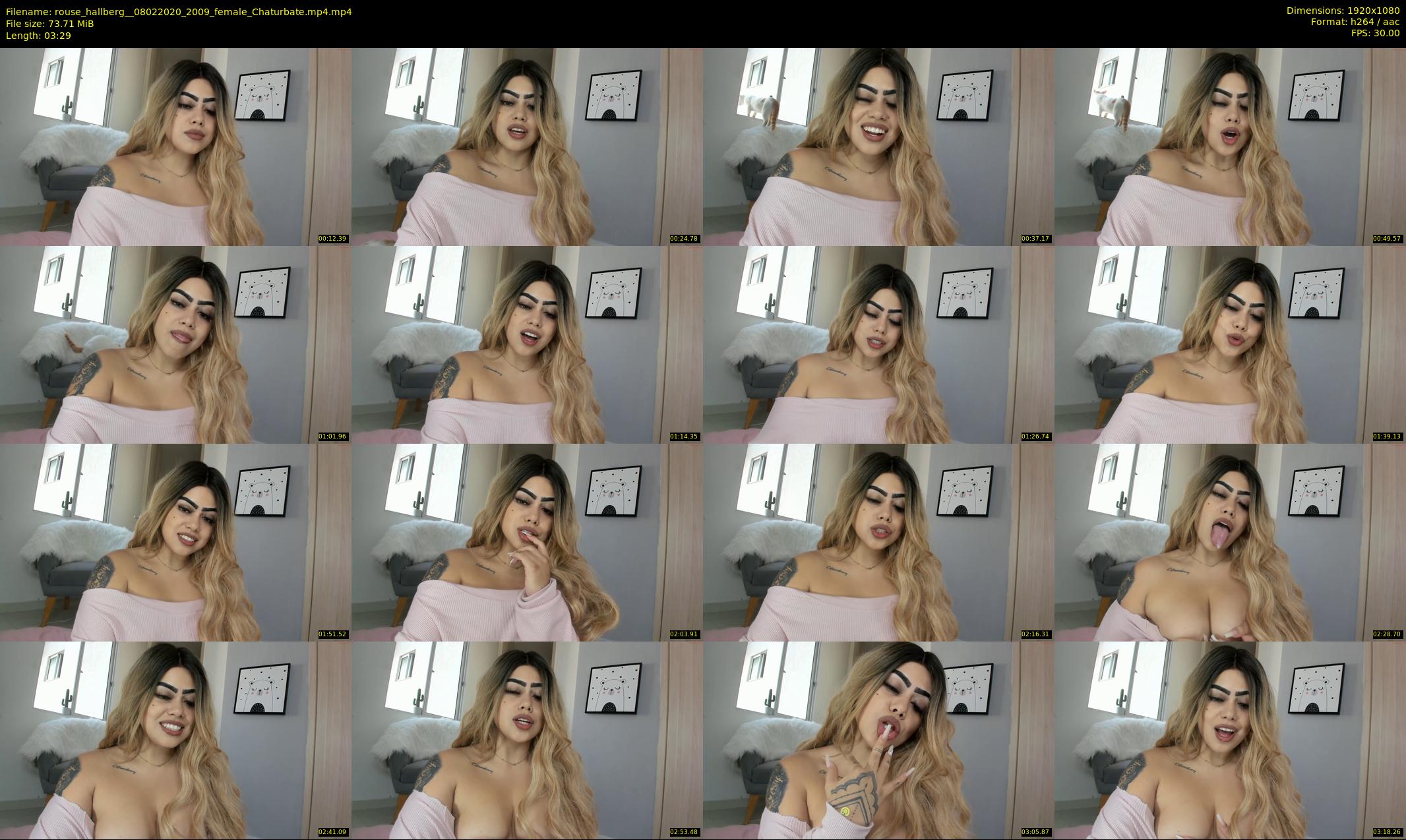 rouse_hallberg_ — 4 minute Chaturbate female cam show recording, 1080p, Feb 8, 2020
