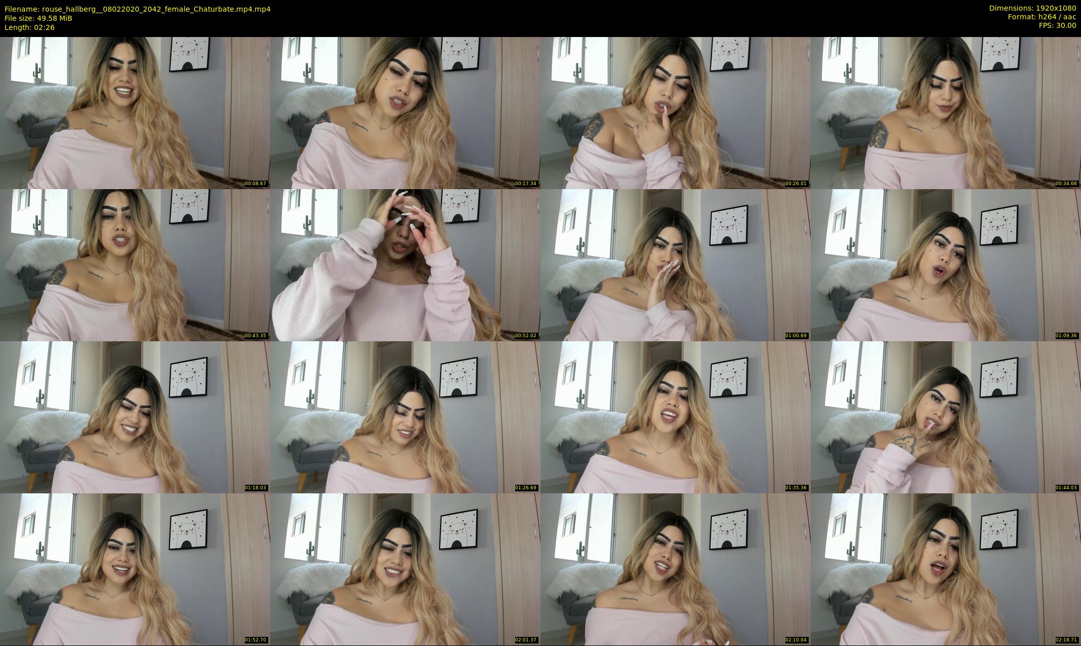 rouse_hallberg_ — 3 minute Chaturbate female cam show recording, 1080p, Feb 8, 2020
