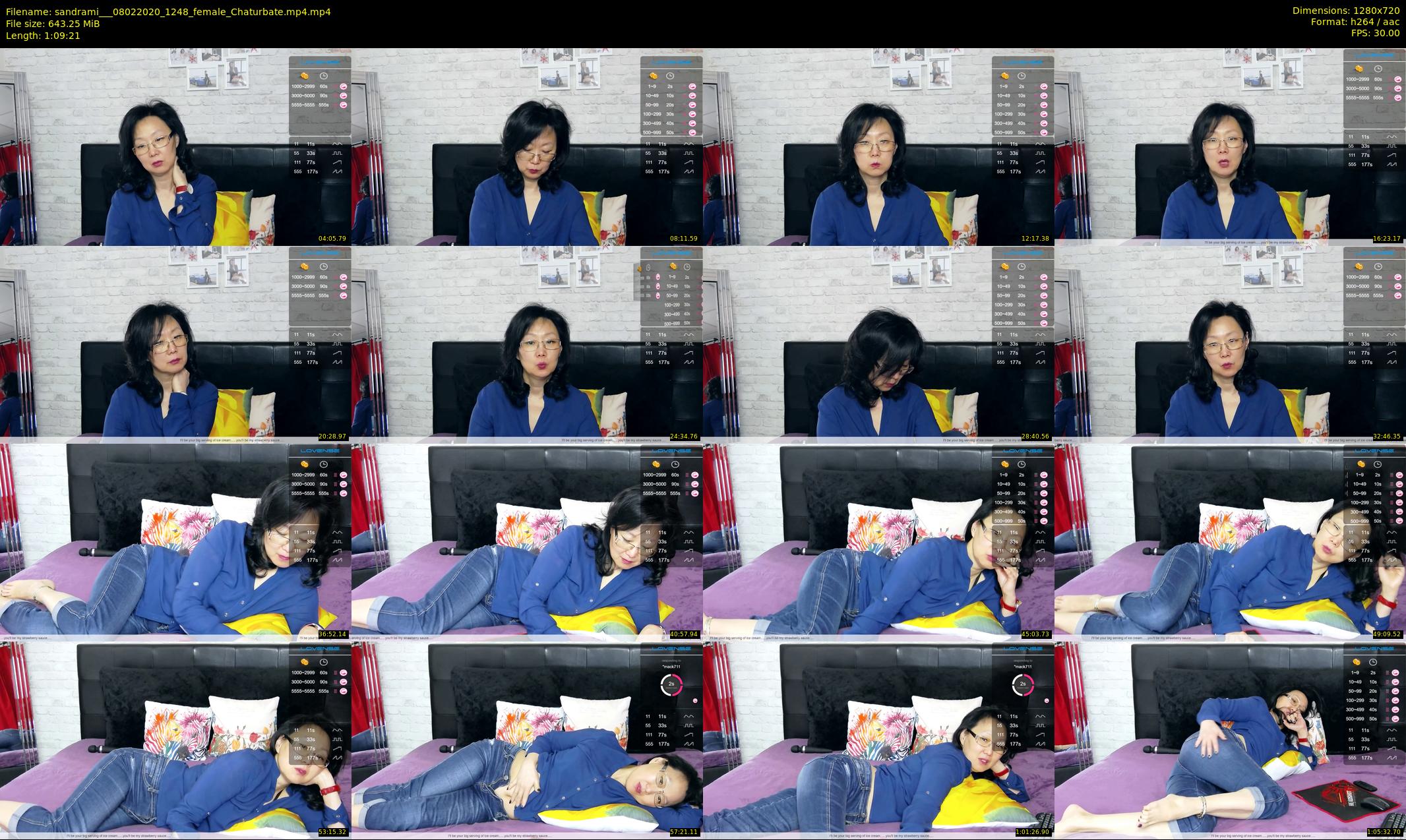 sandrami__ — 70 minute Chaturbate female cam show recording, 720p, Feb 8, 2020