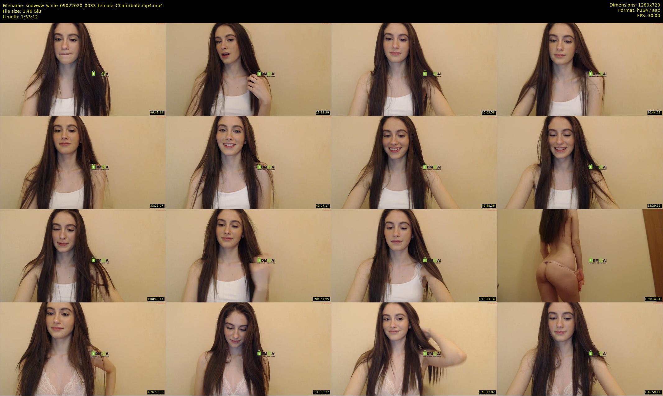 snowww_white — 114 minute Chaturbate female cam show recording, 720p, Feb 9, 2020