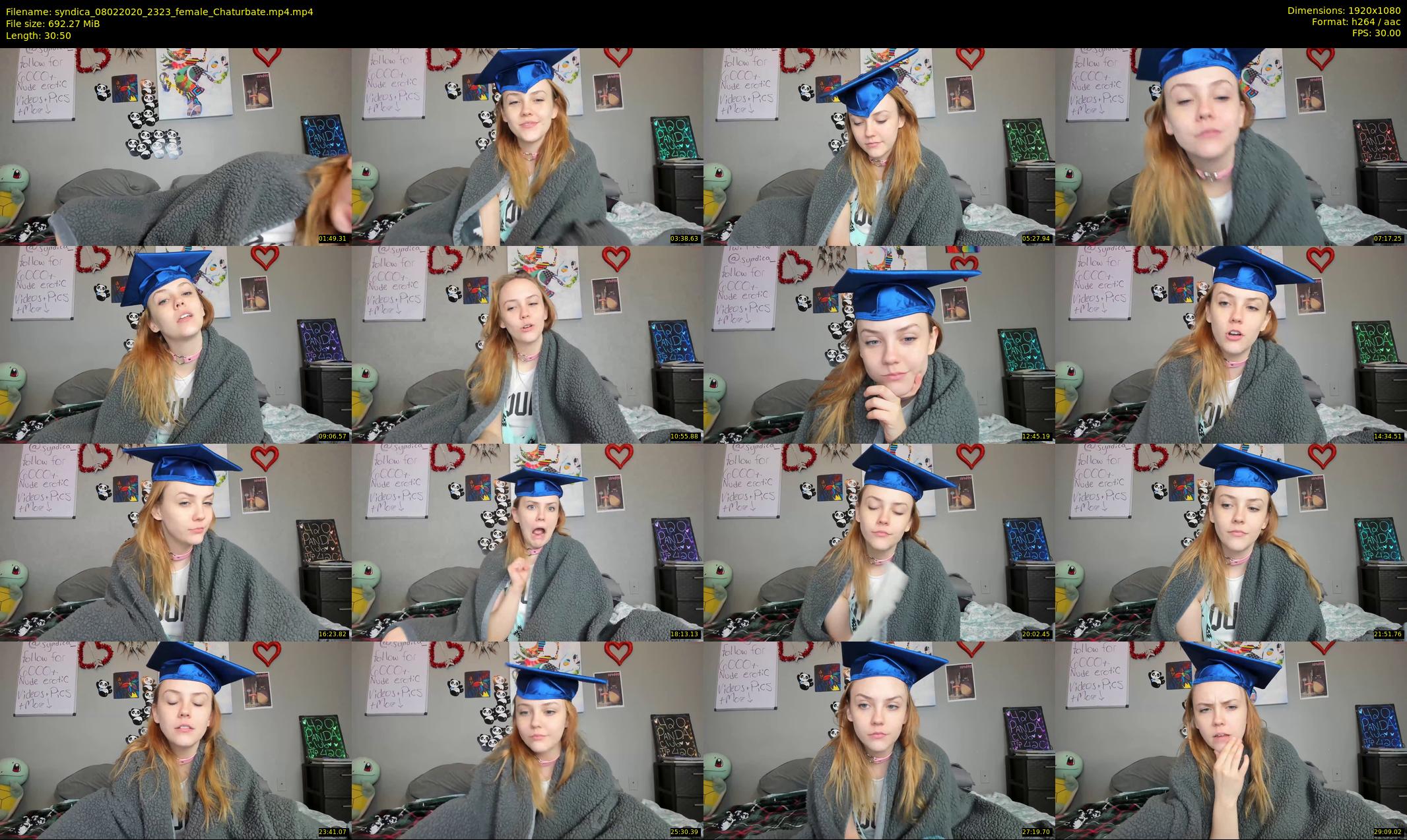 syndica — 31 minute Chaturbate female cam show recording, 1080p, Feb 8, 2020