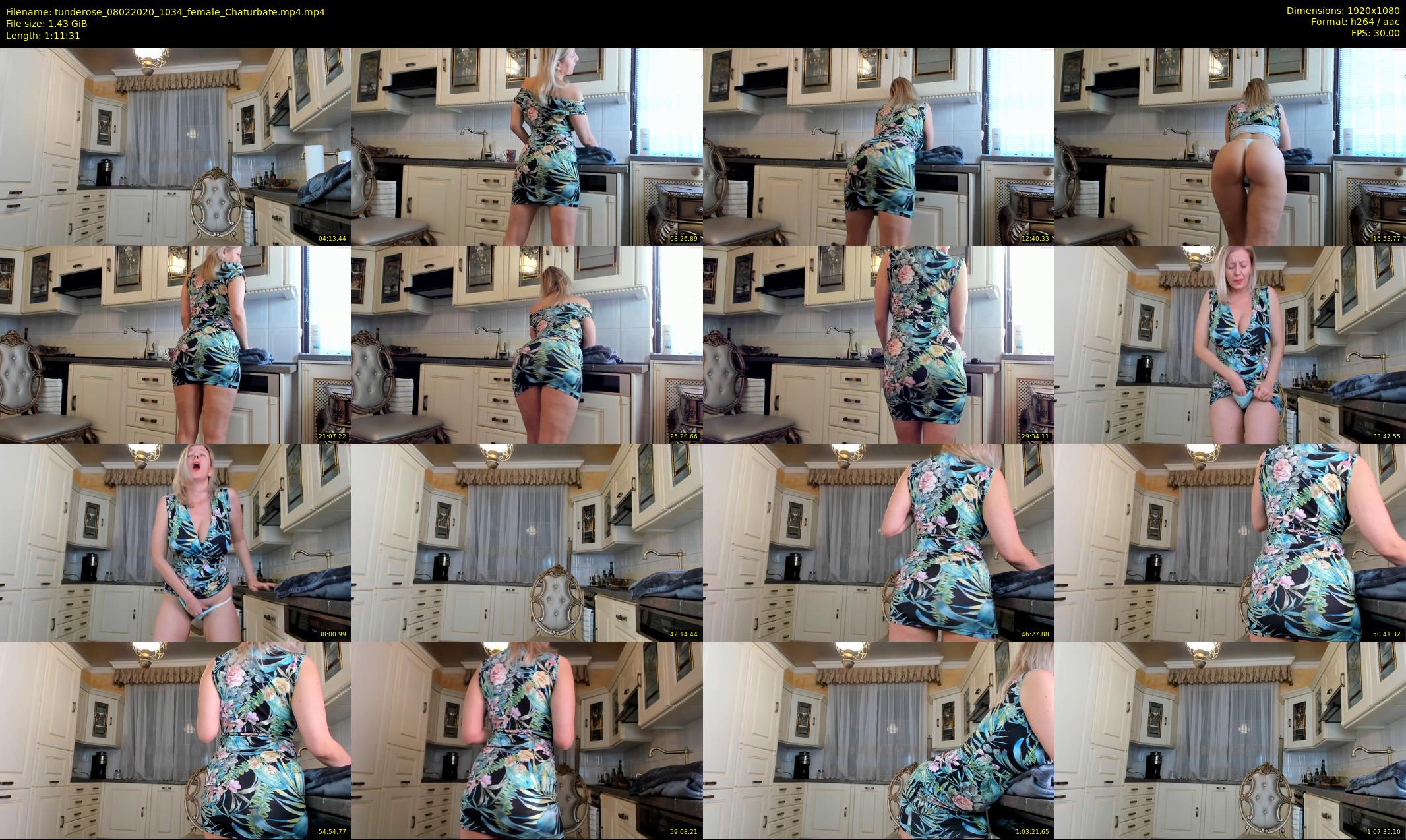 tunderose — 72 minute Chaturbate female cam show recording, 1080p, Feb 8, 2020