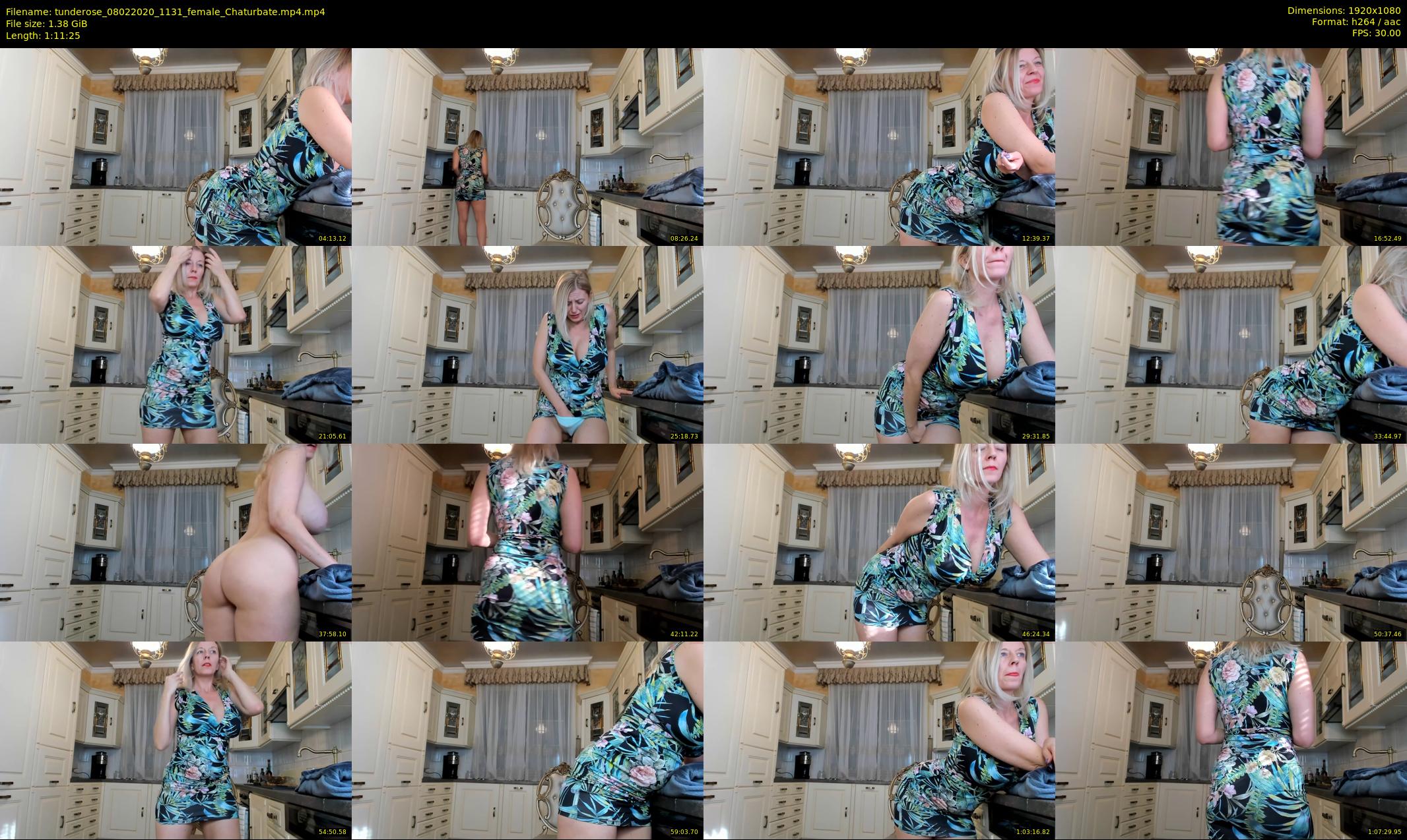 tunderose — 72 minute Chaturbate female cam show recording, 1080p, Feb 8, 2020