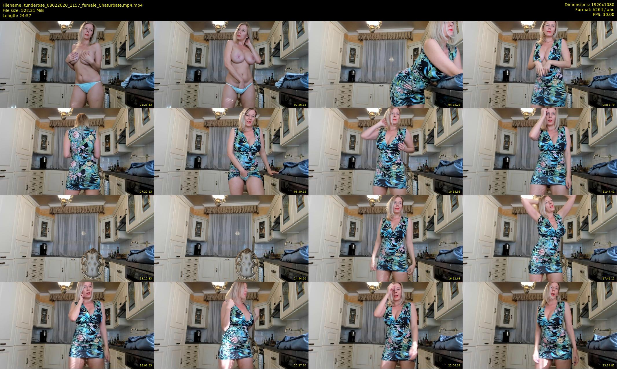 tunderose — 25 minute Chaturbate female cam show recording, 1080p, Feb 8, 2020