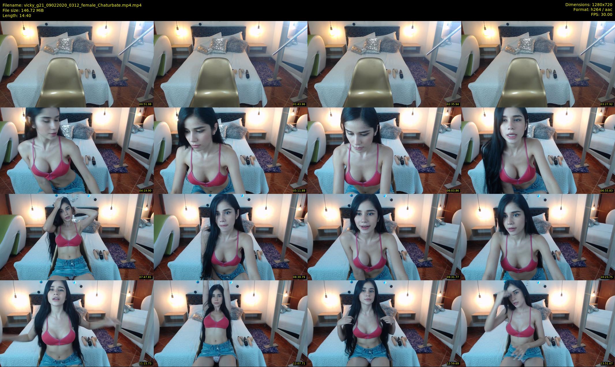 vicky_g21 — 15 minute Chaturbate female cam show recording, 720p, Feb 9, 2020