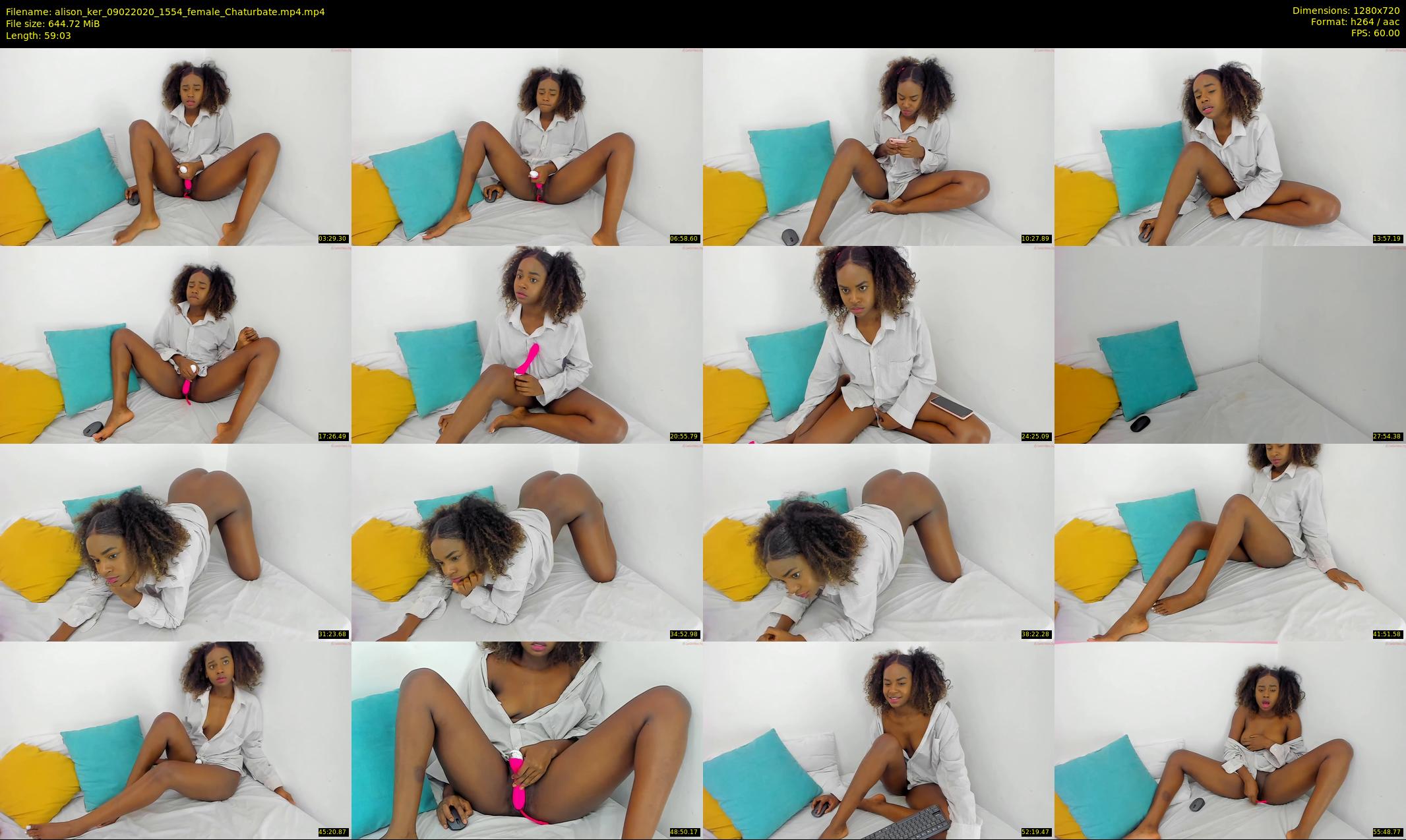 alison_ker — 60 minute Chaturbate female cam show recording, 720p, Feb 9, 2020