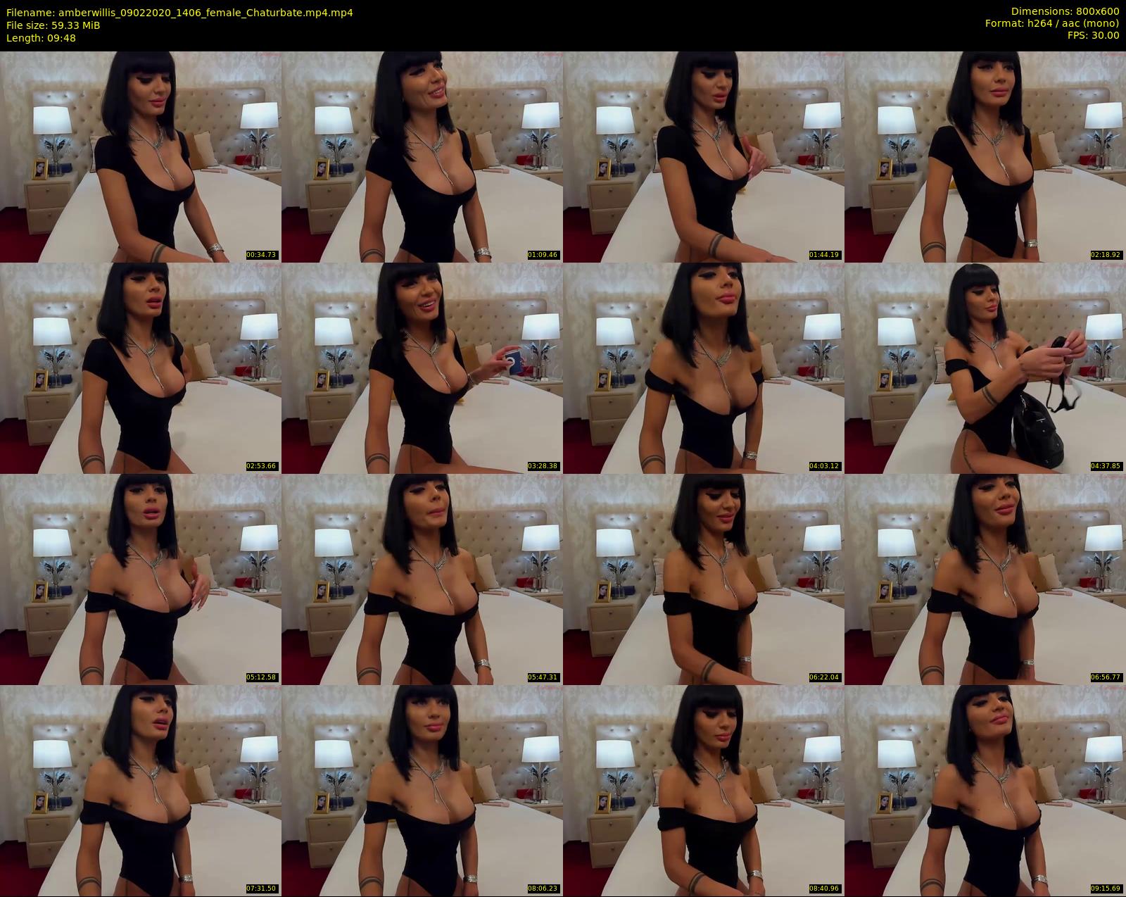 amberwillis — 10 minute Chaturbate female cam show recording, 480p, Feb 9, 2020