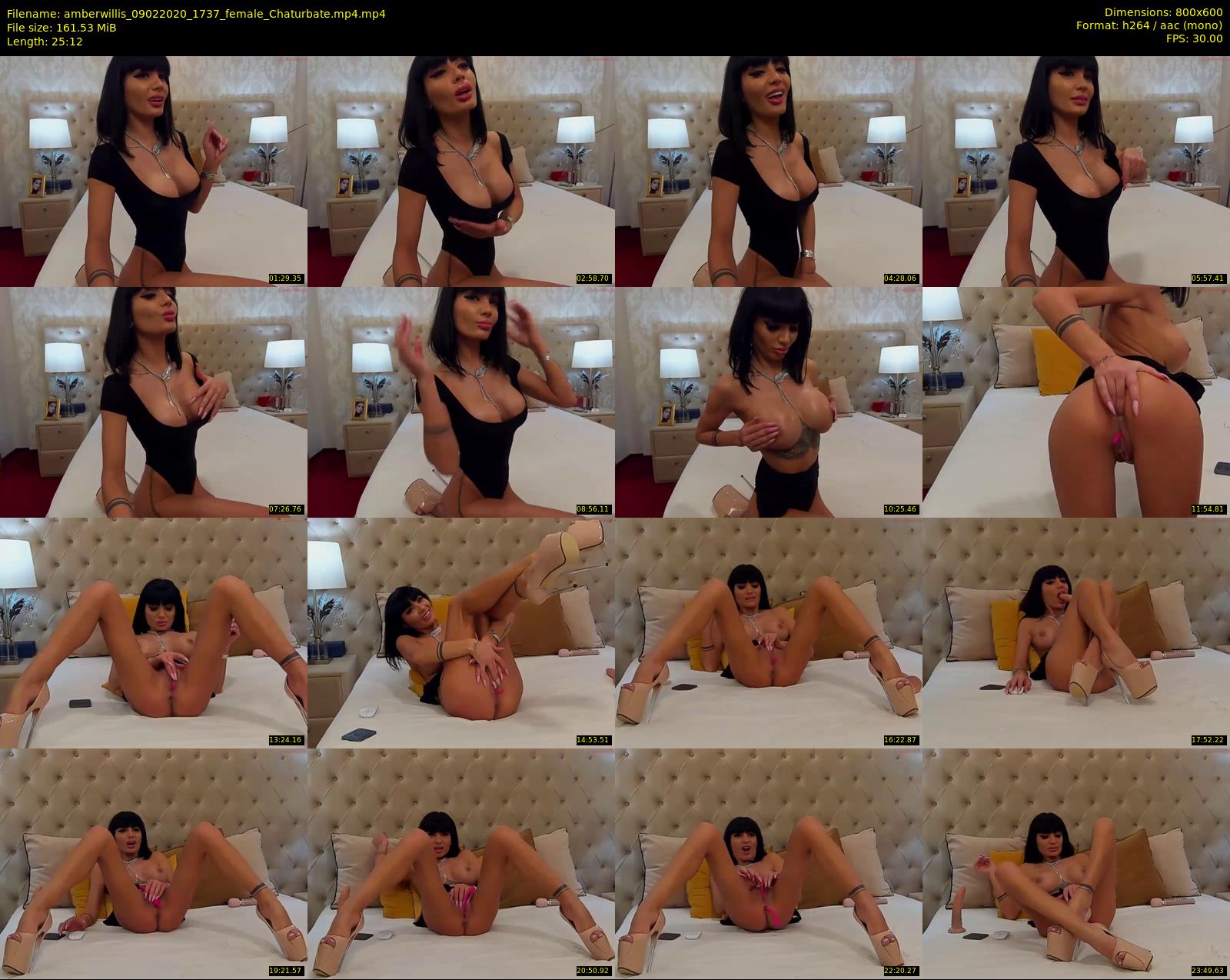 amberwillis — 26 minute Chaturbate female cam show recording, 480p, Feb 9, 2020