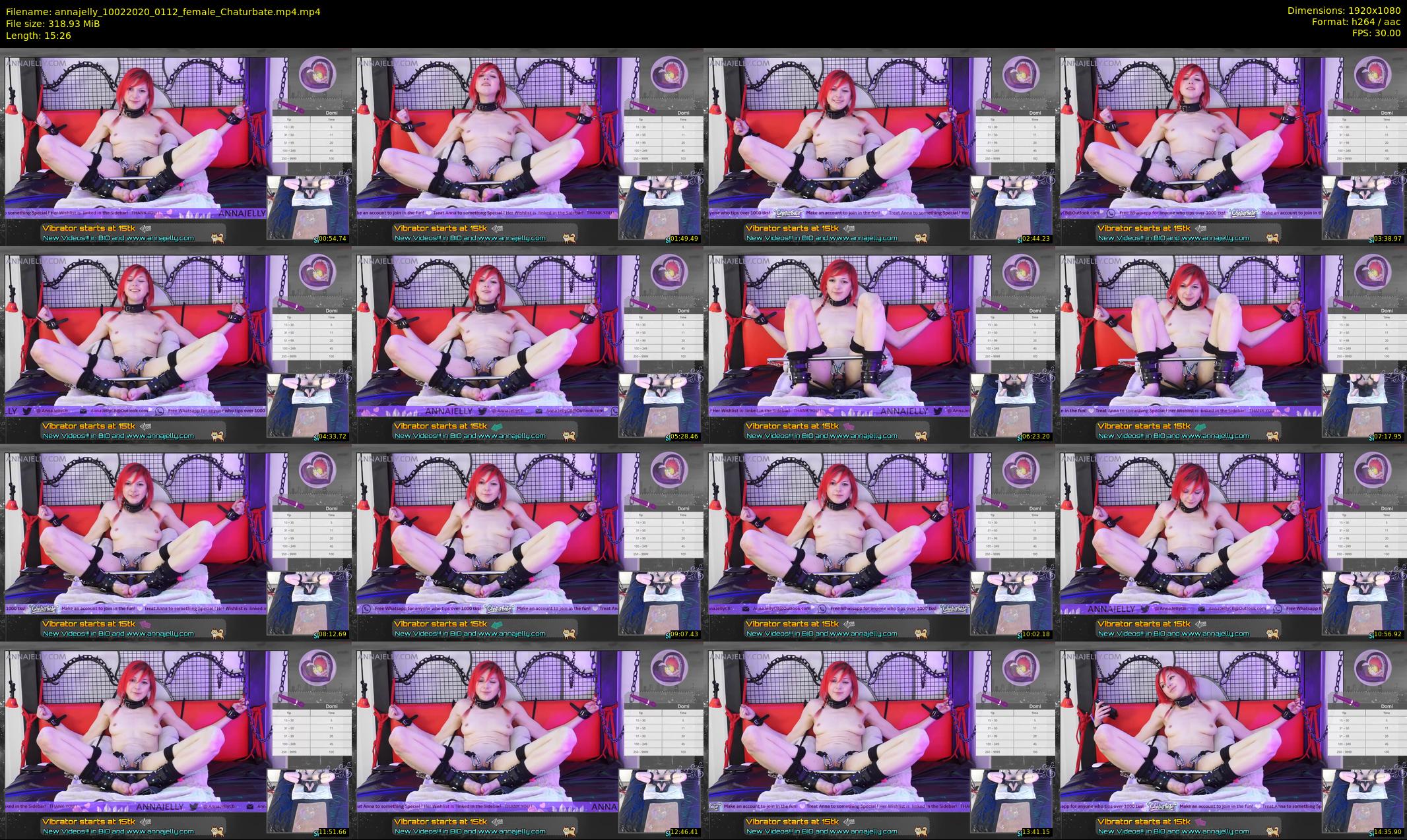 annajelly — 16 minute Chaturbate couple cam show recording, 1080p, Feb 10, 2020