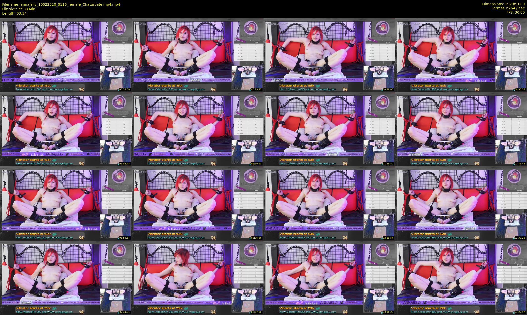 annajelly — 4 minute Chaturbate couple cam show recording, 1080p, Feb 10, 2020