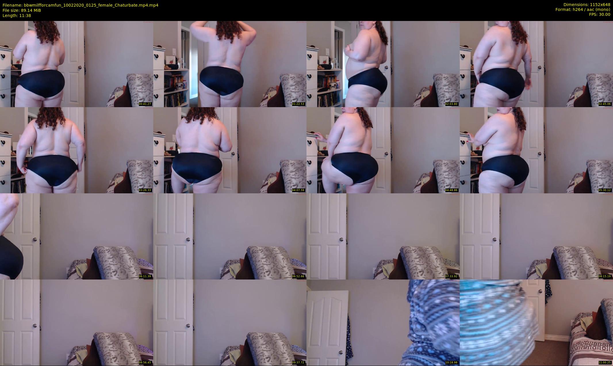 bbwmilfforcamfun — 12 minute Chaturbate female cam show recording, 480p, Feb 10, 2020
