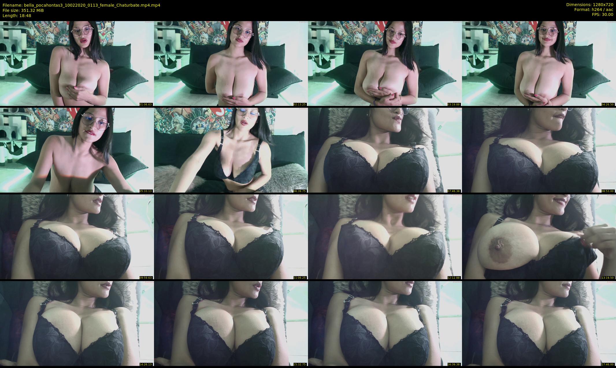 bella_pocahontas3 — 19 minute Chaturbate female cam show recording, 720p, Feb 10, 2020