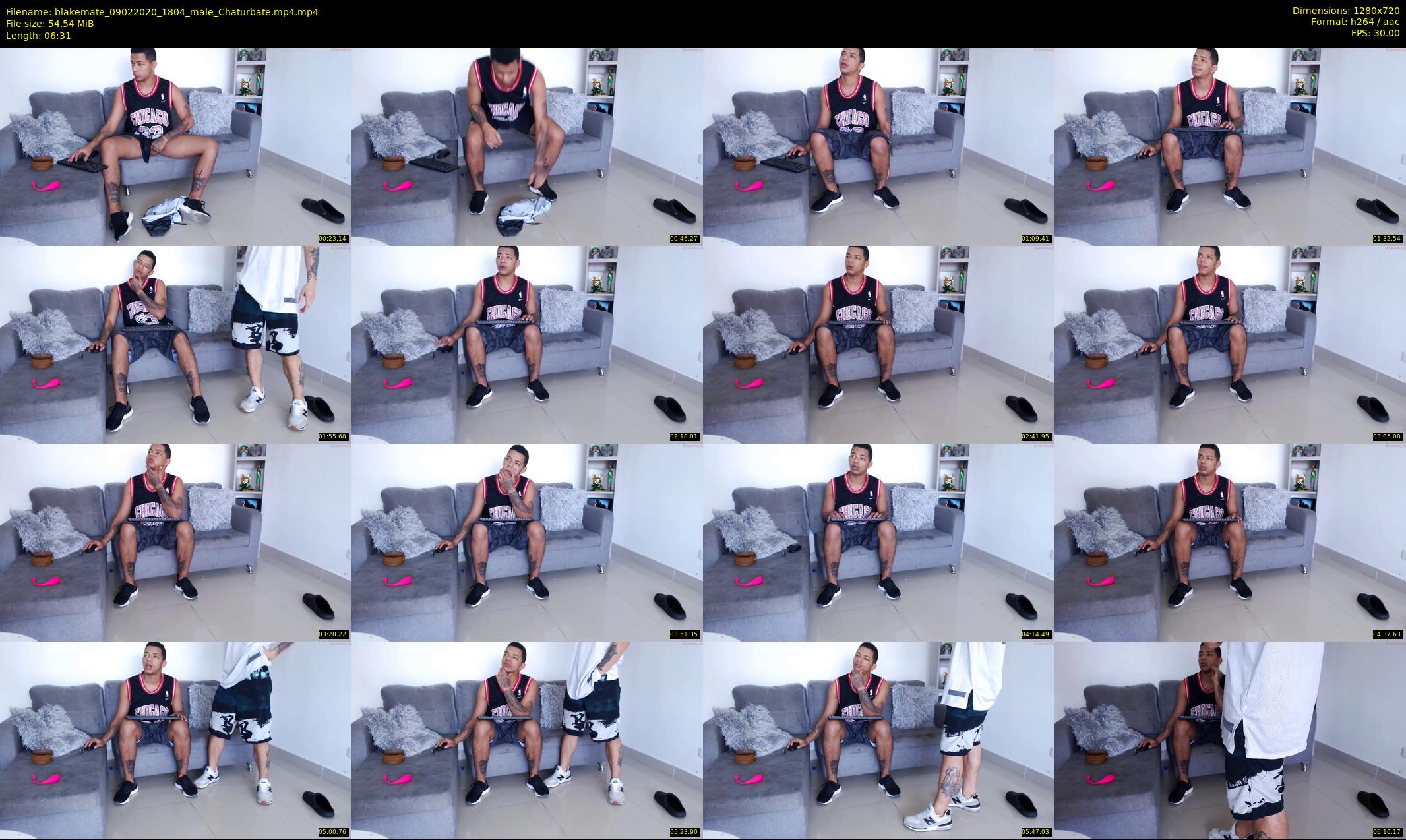 blakemate — 7 minute Chaturbate male cam show recording, 720p, Feb 9, 2020