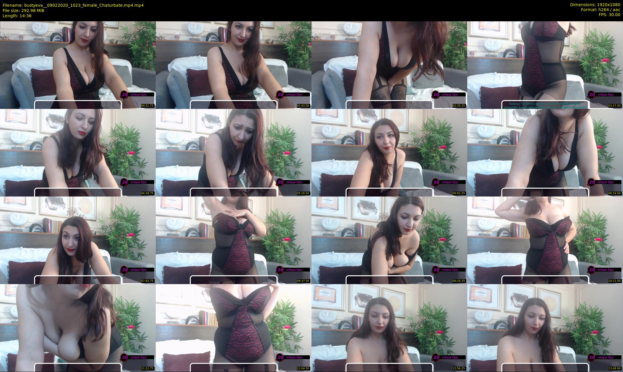 bustyeva_ — 15 minute Chaturbate female cam show recording, 1080p, Feb 9, 2020