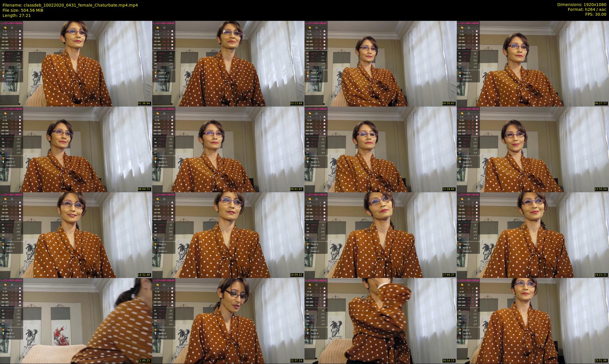 classdeb — 28 minute Chaturbate female cam show recording, 1080p, Feb 10, 2020