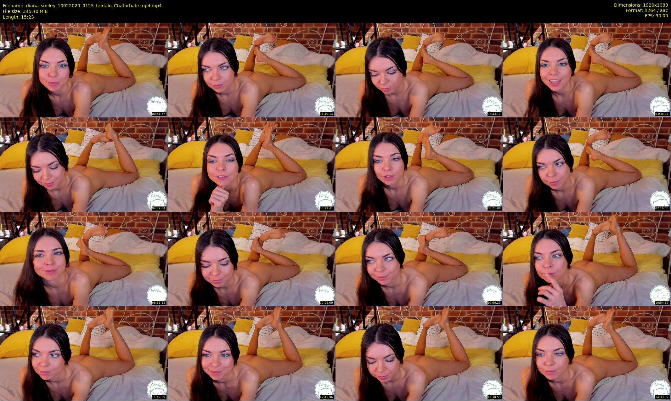diana_smiley — 16 minute Chaturbate female cam show recording, 1080p, Feb 10, 2020