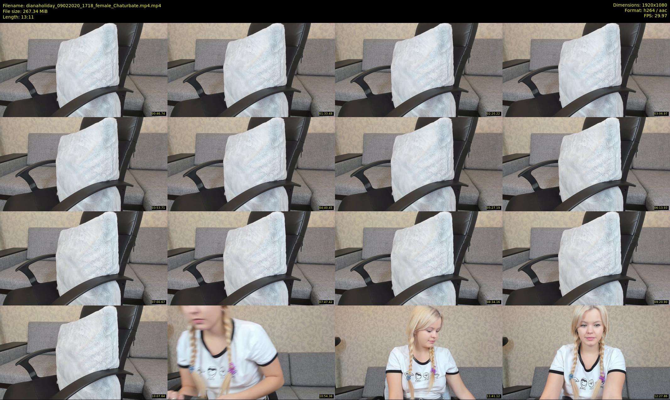 dianaholiday — 14 minute Chaturbate female cam show recording, 1080p, Feb 9, 2020
