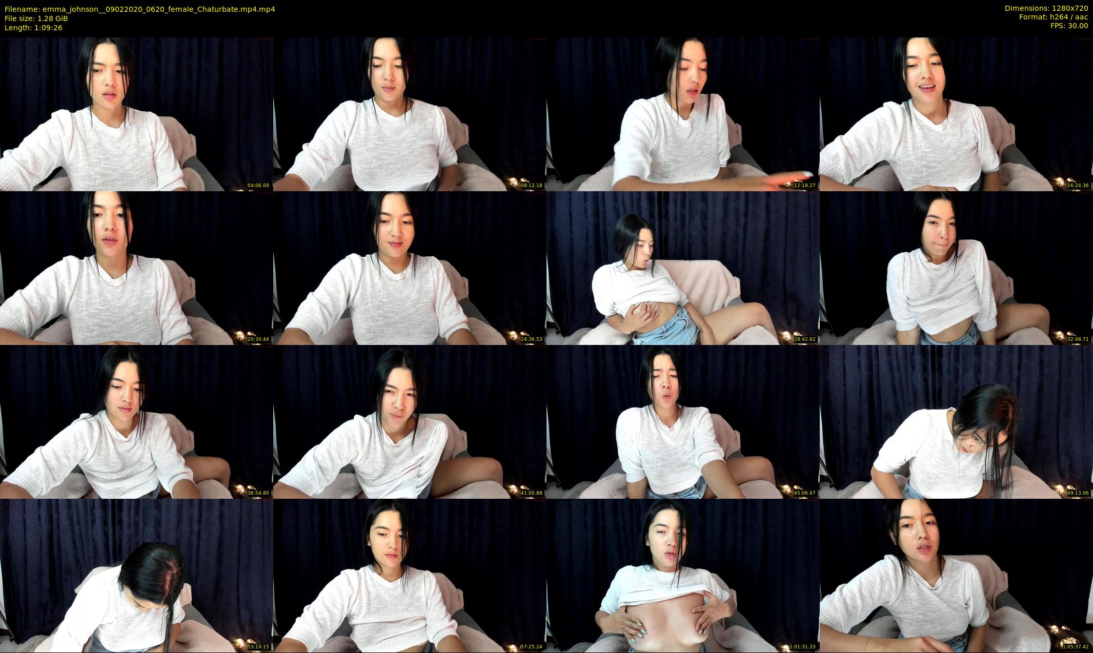 emma_johnson_ — 70 minute Chaturbate female cam show recording, 720p, Feb 9, 2020
